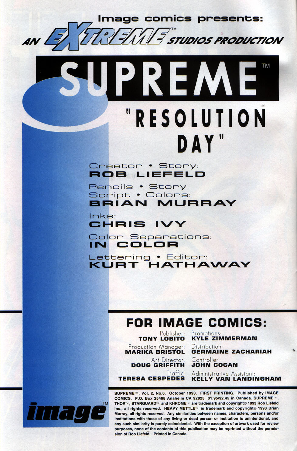 Read online Supreme (1992) comic -  Issue #6 - 2