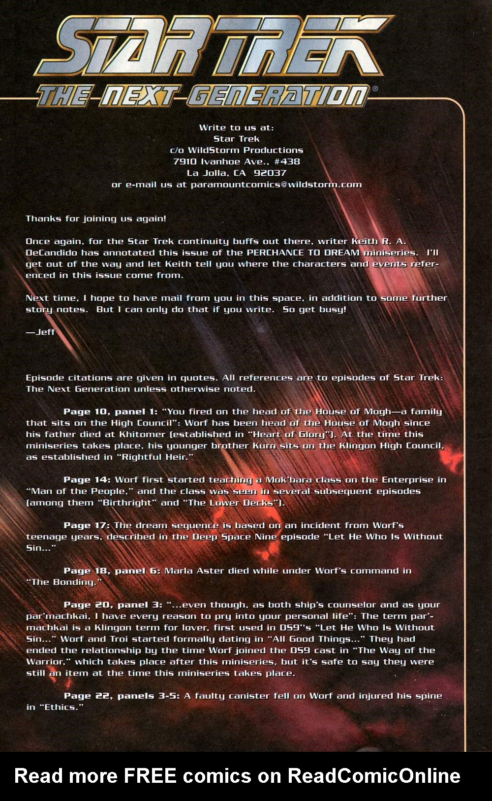 Read online Star Trek: The Next Generation - Perchance to Dream comic -  Issue #2 - 23