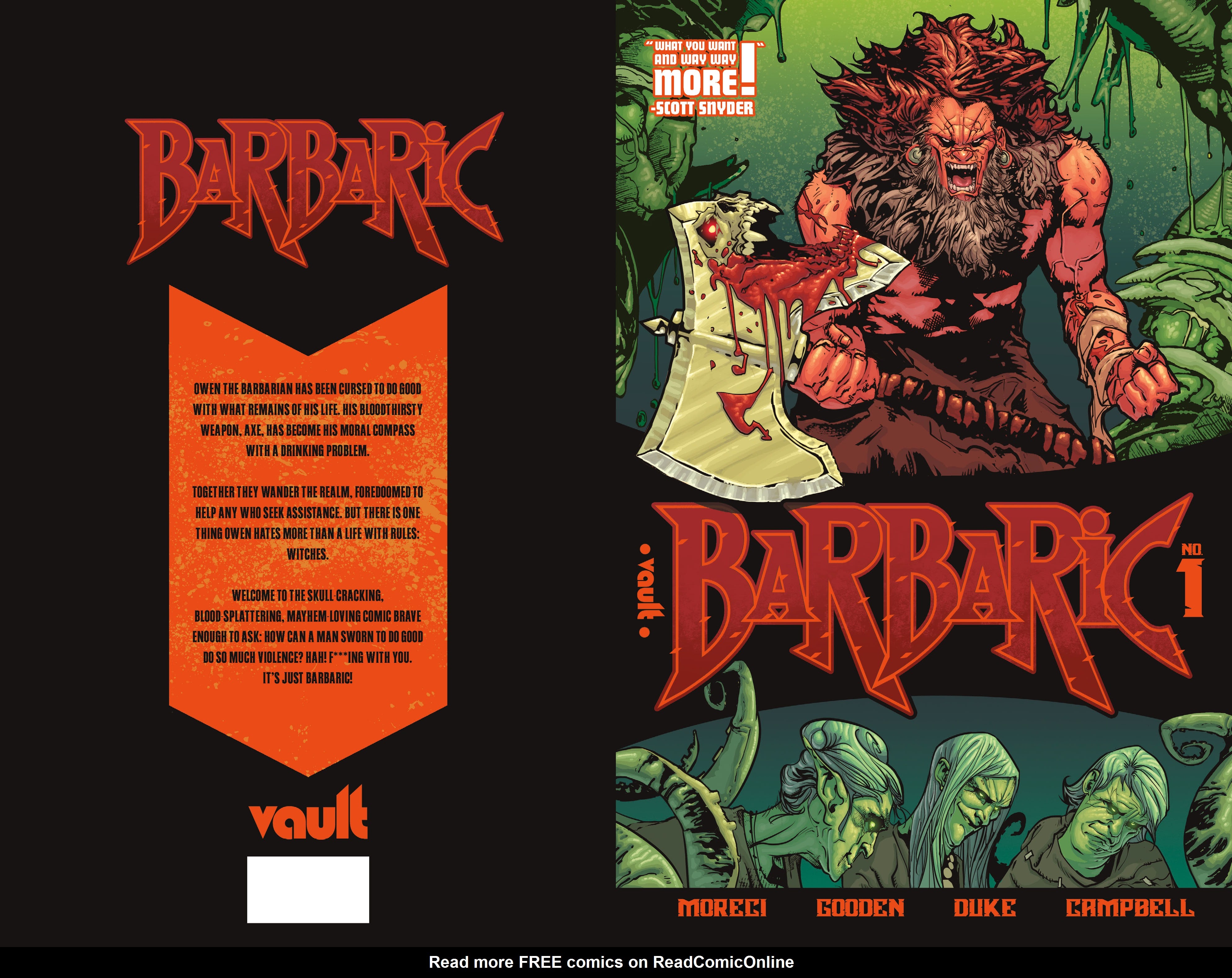 Read online Barbaric comic -  Issue #1 - 1