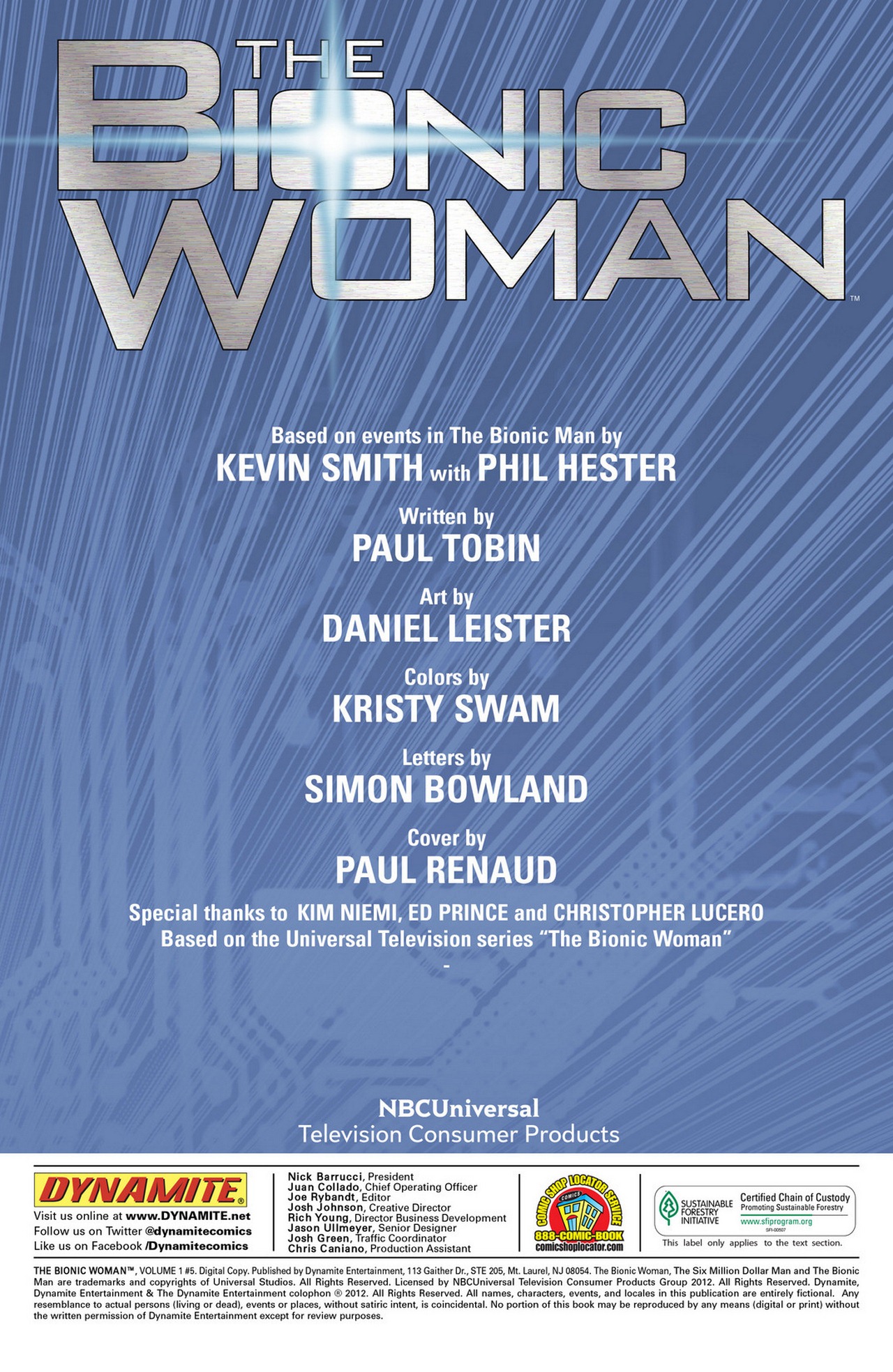 Read online The Bionic Woman comic -  Issue #5 - 2