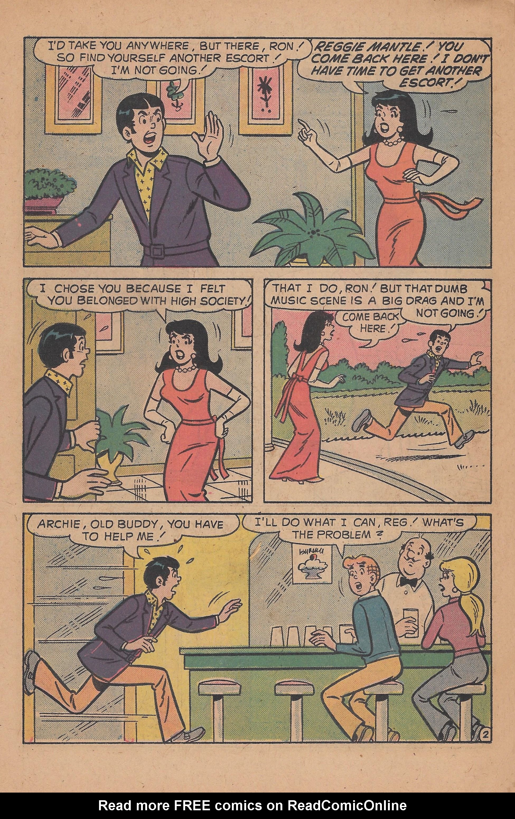 Read online Reggie and Me (1966) comic -  Issue #77 - 22