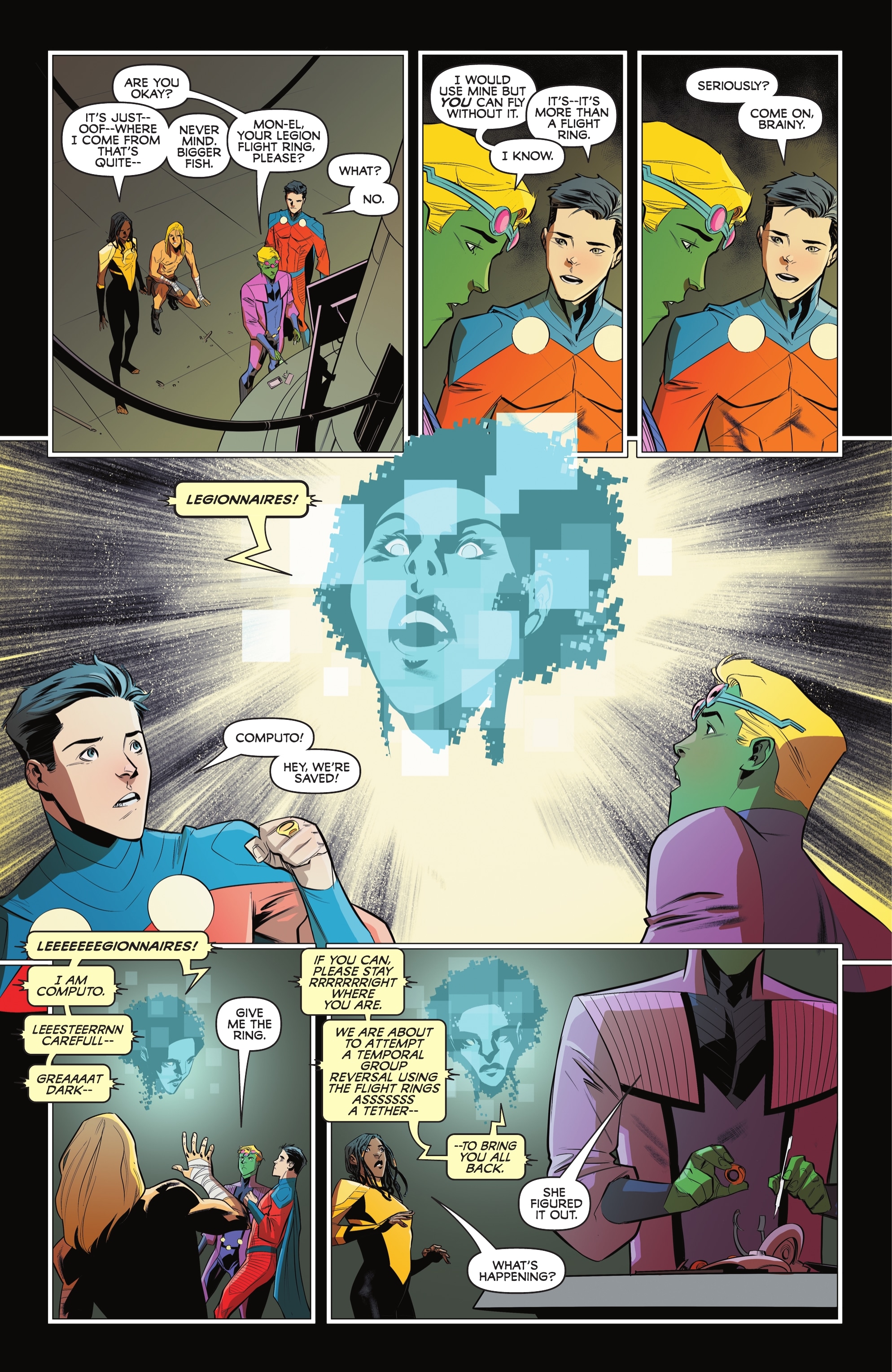 Read online Justice League vs. The Legion of Super-Heroes comic -  Issue #4 - 16