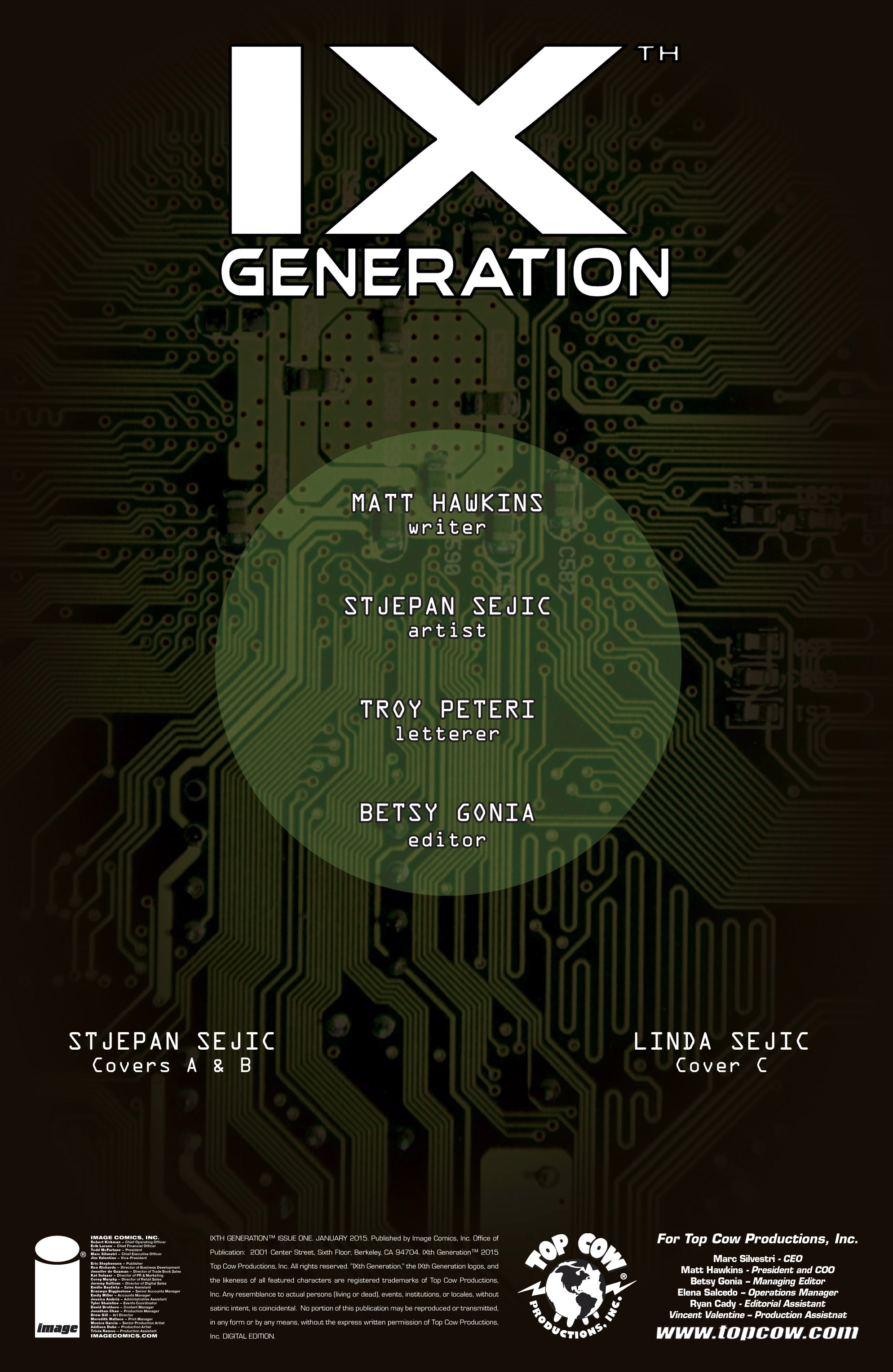 Read online IXth Generation comic -  Issue #1 - 2