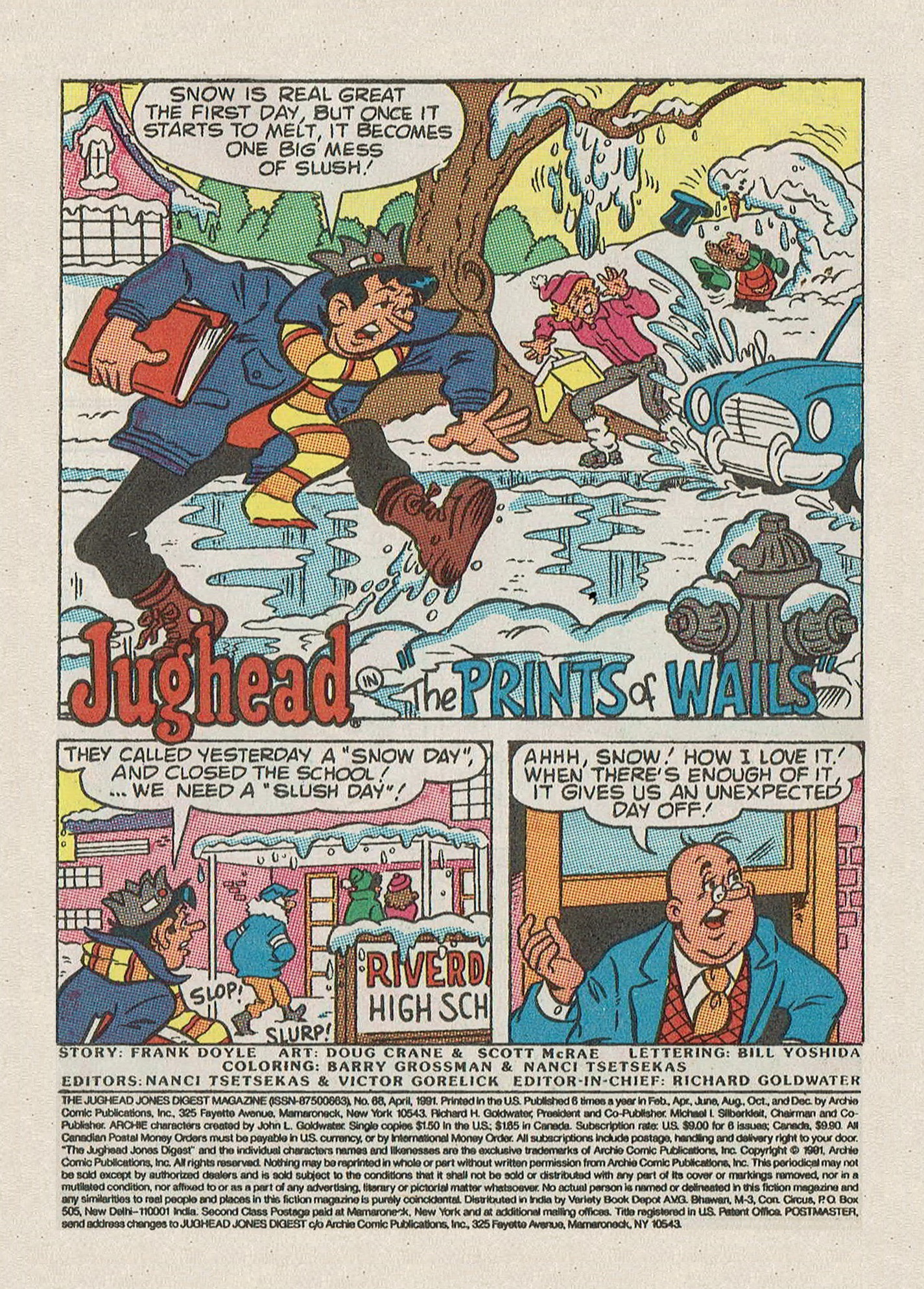 Read online Jughead Jones Comics Digest comic -  Issue #68 - 3
