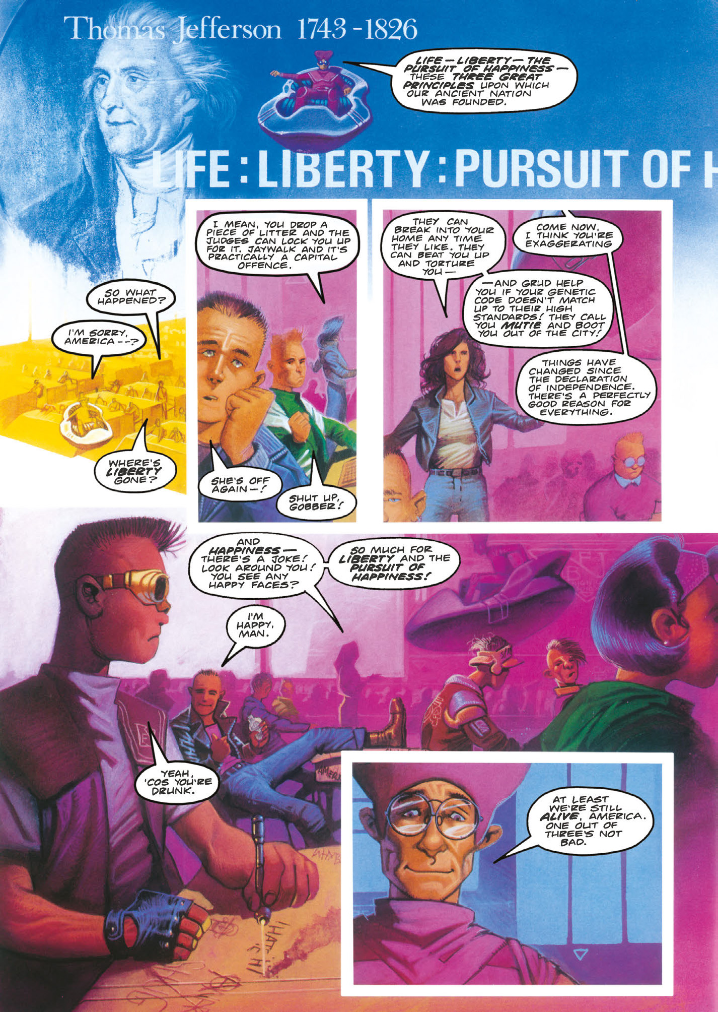 Read online Essential Judge Dredd: America comic -  Issue # TPB (Part 1) - 56