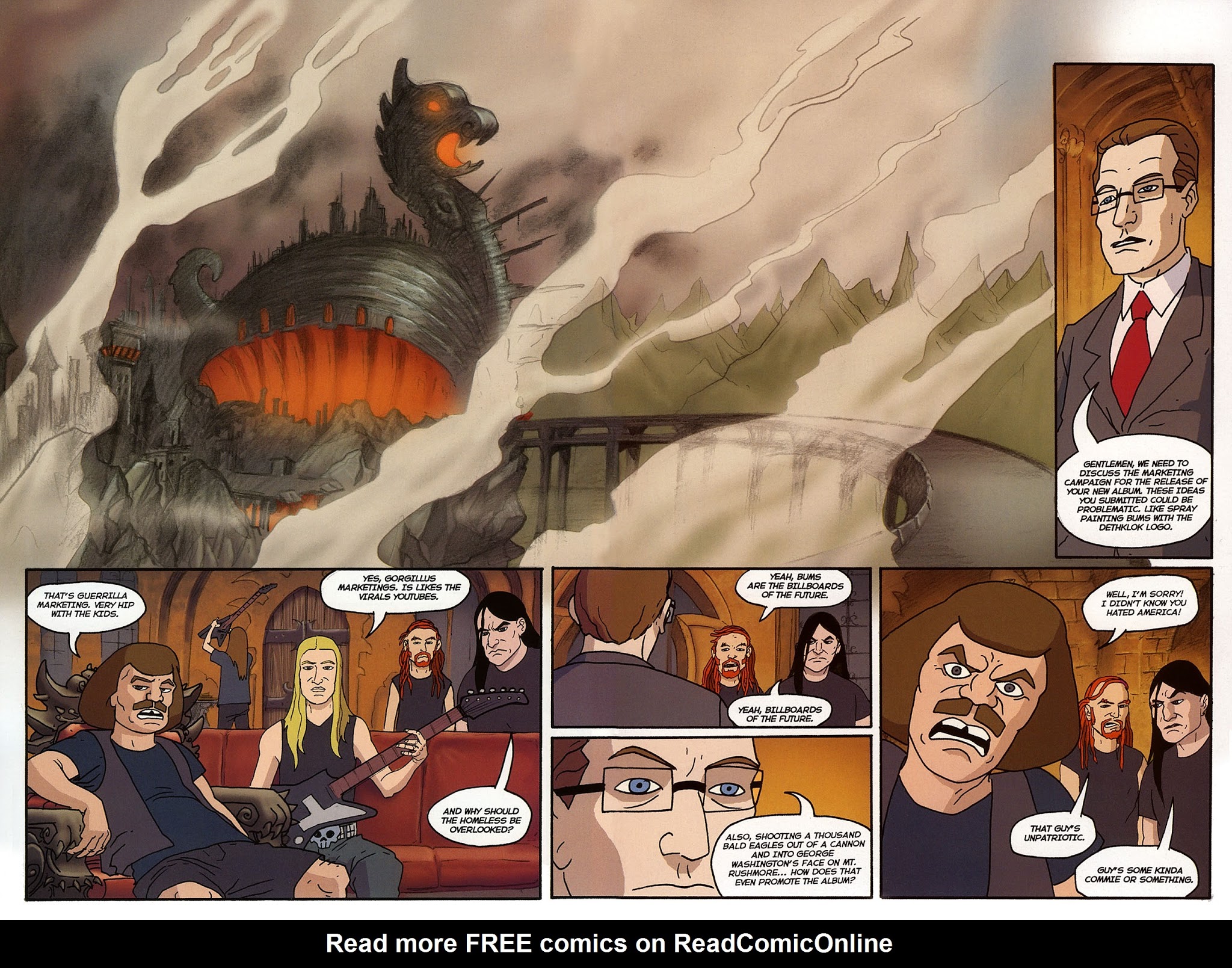 Read online Dethklok versus The Goon comic -  Issue # Full - 9