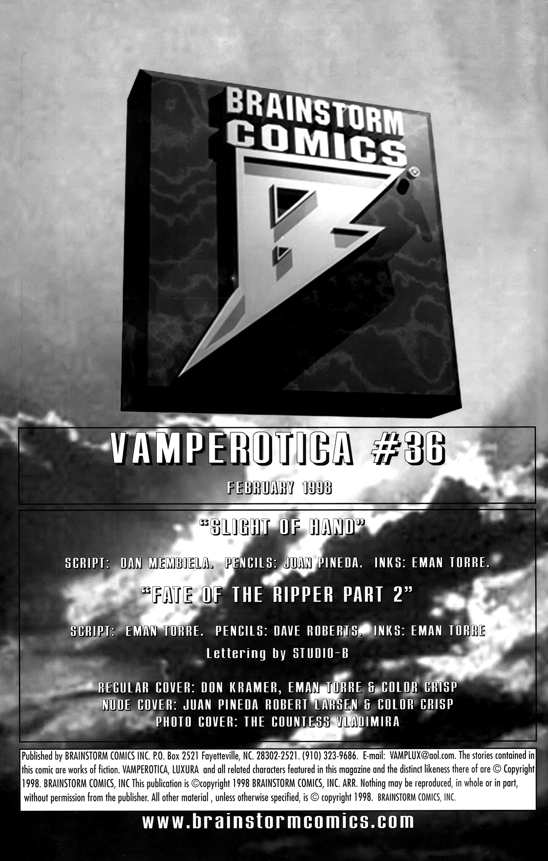 Read online Vamperotica comic -  Issue #36 - 2