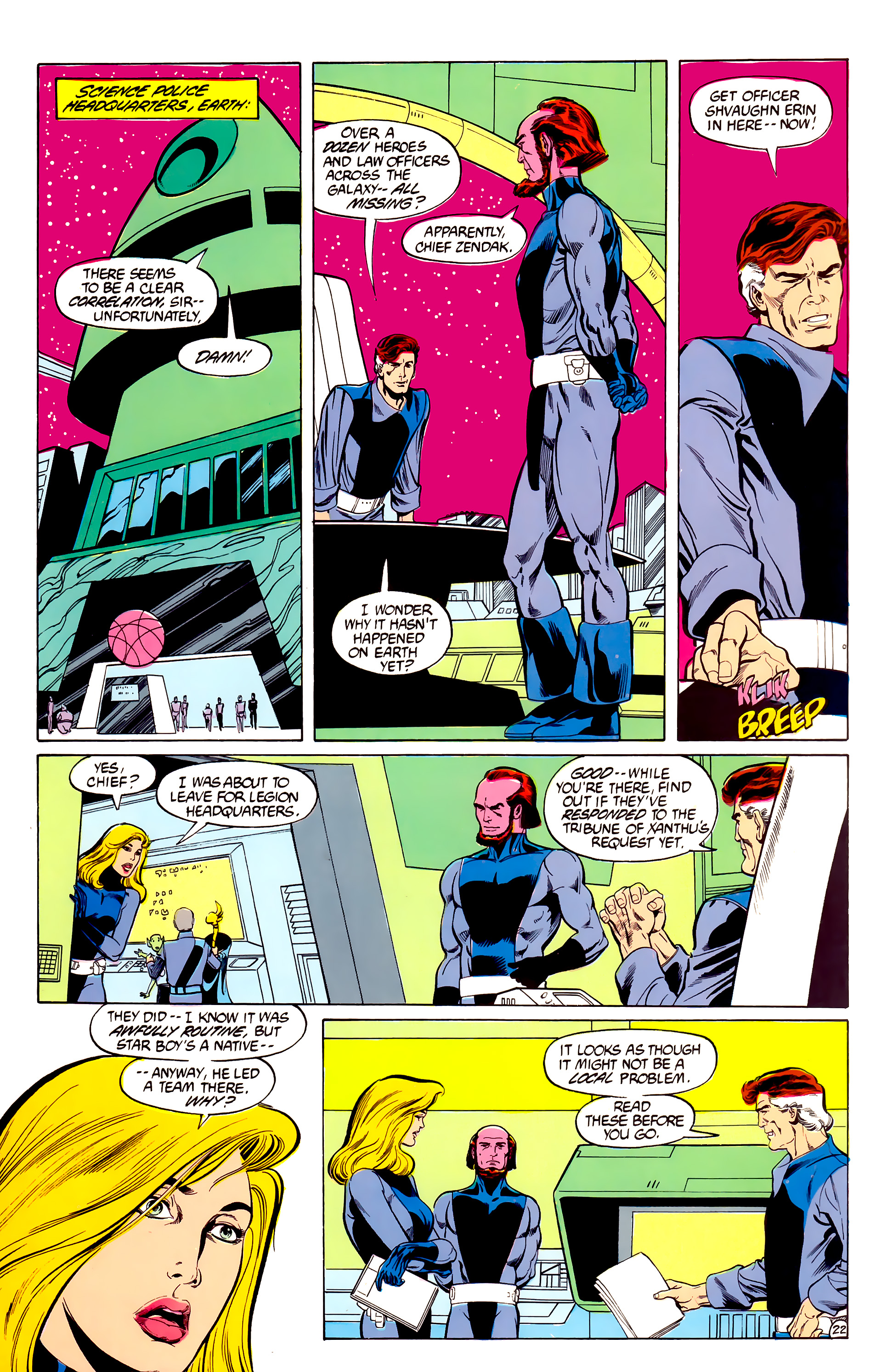 Read online Legion of Super-Heroes (1984) comic -  Issue #28 - 24