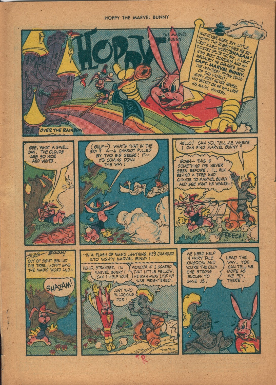 Read online Hoppy The Marvel Bunny comic -  Issue #1 - 2