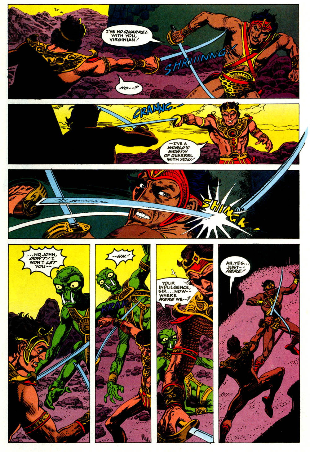 Read online Tarzan/John Carter: Warlords of Mars comic -  Issue #3 - 22