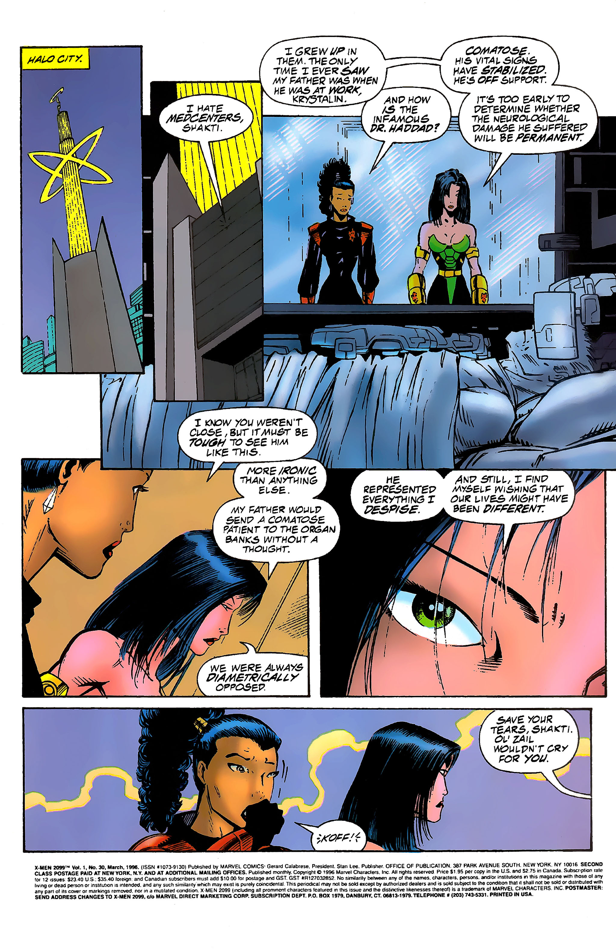 Read online X-Men 2099 comic -  Issue #30 - 2