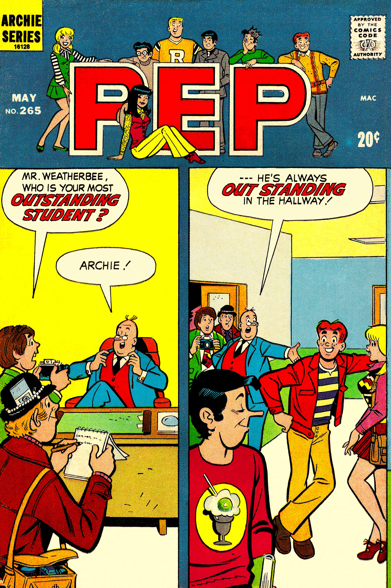 Read online Pep Comics comic -  Issue #265 - 1