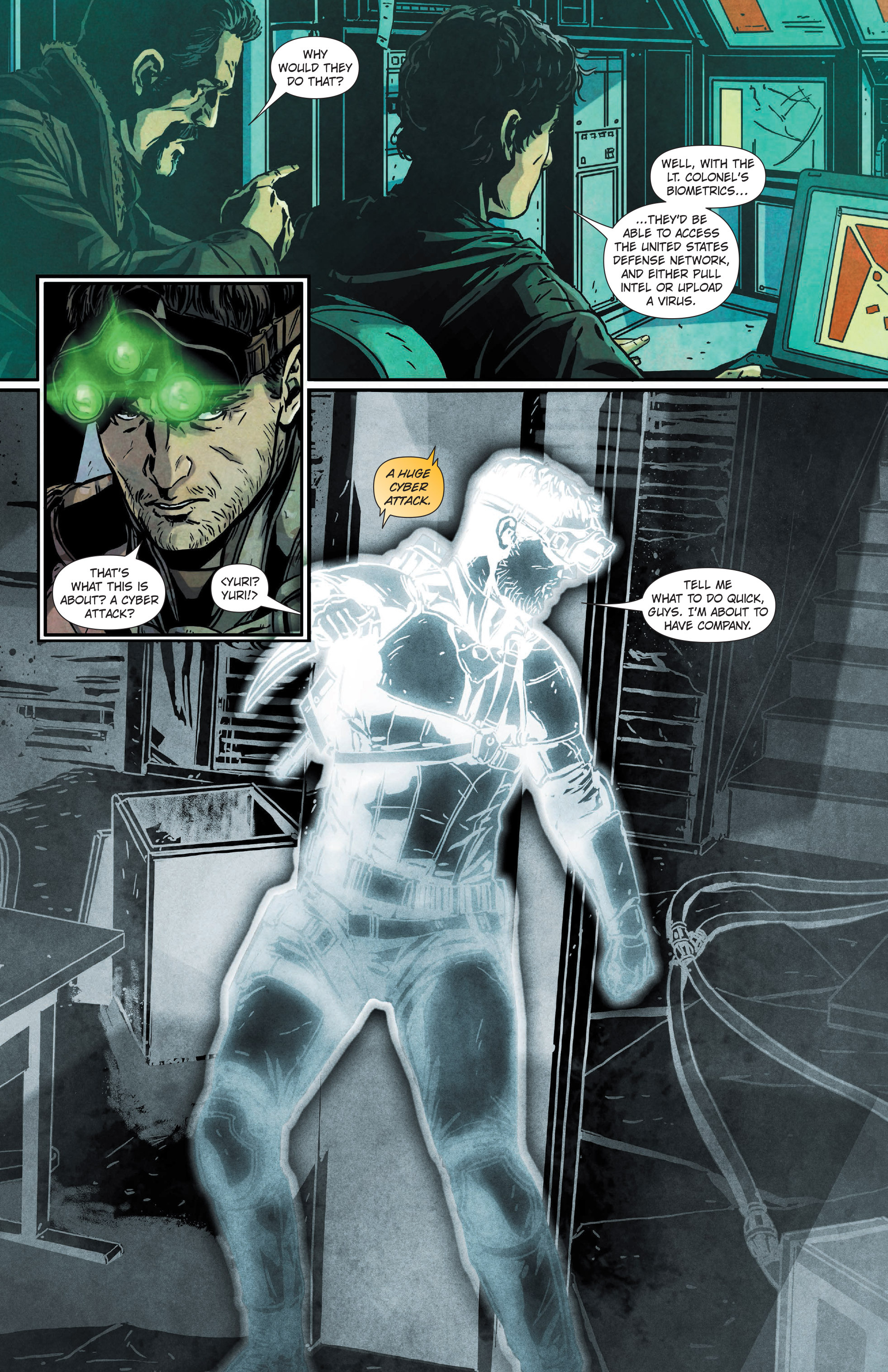 Read online Tom Clancy's Splinter Cell: Echoes comic -  Issue #4 - 3