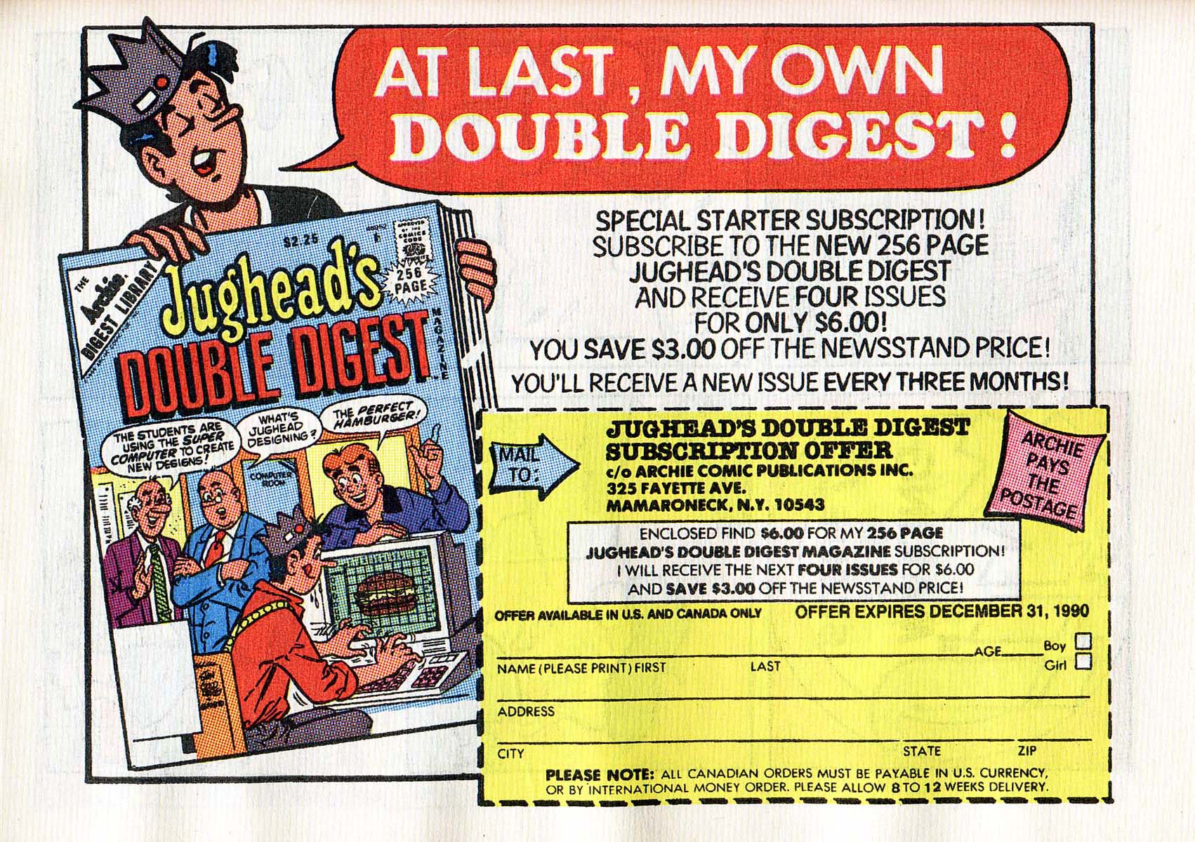 Read online Little Archie Comics Digest Magazine comic -  Issue #44 - 96