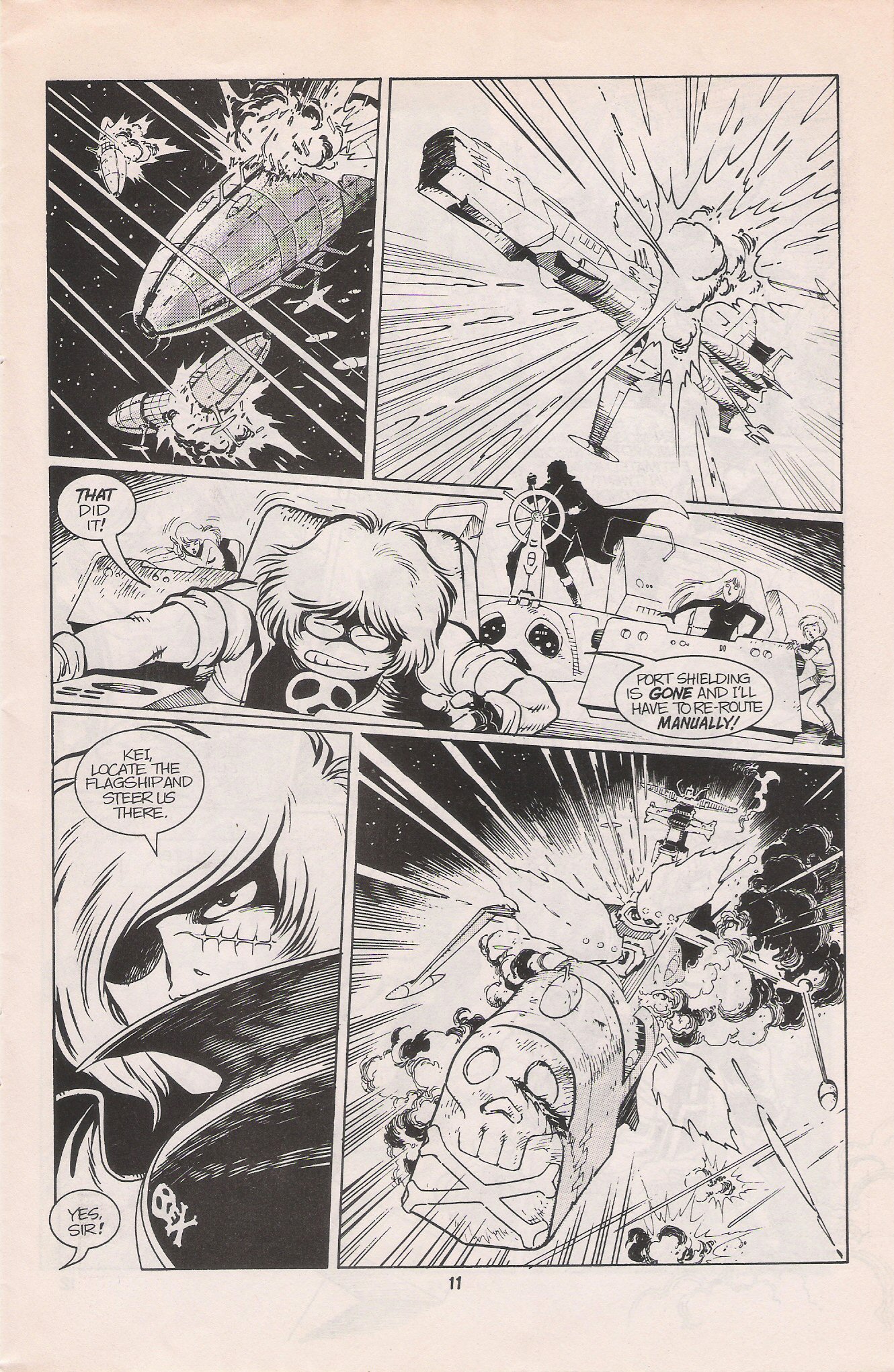 Read online Captain Harlock: Deathshadow Rising comic -  Issue #6 - 13