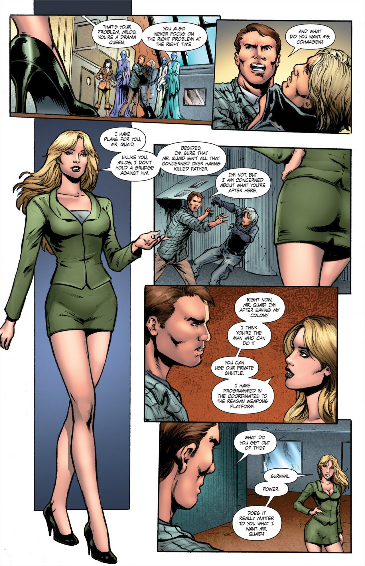 Read online Total Recall comic -  Issue #4 - 19