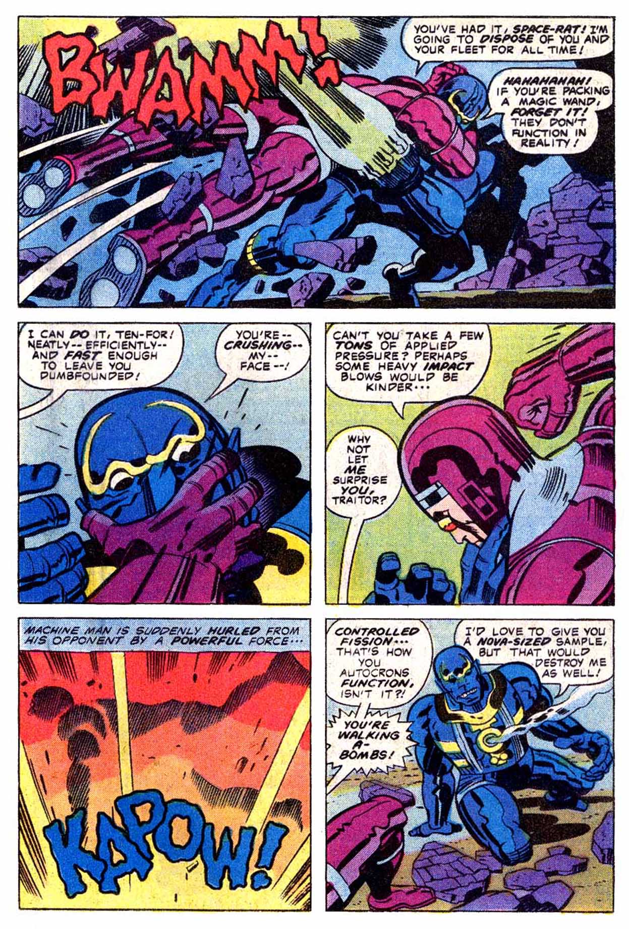 Read online Machine Man (1978) comic -  Issue #6 - 12