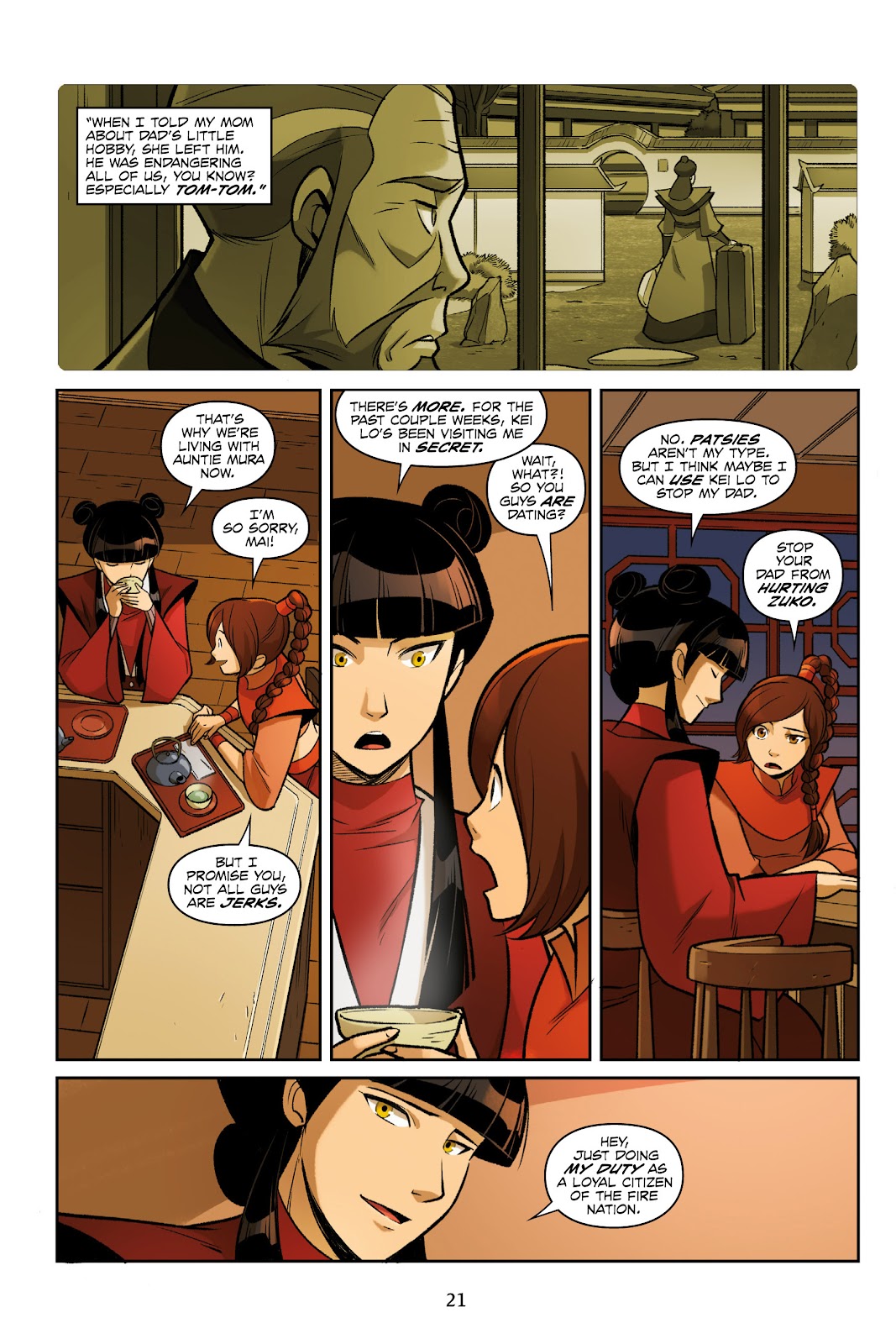 Nickelodeon Avatar: The Last Airbender - Smoke and Shadow issue Part 1 - Page 21