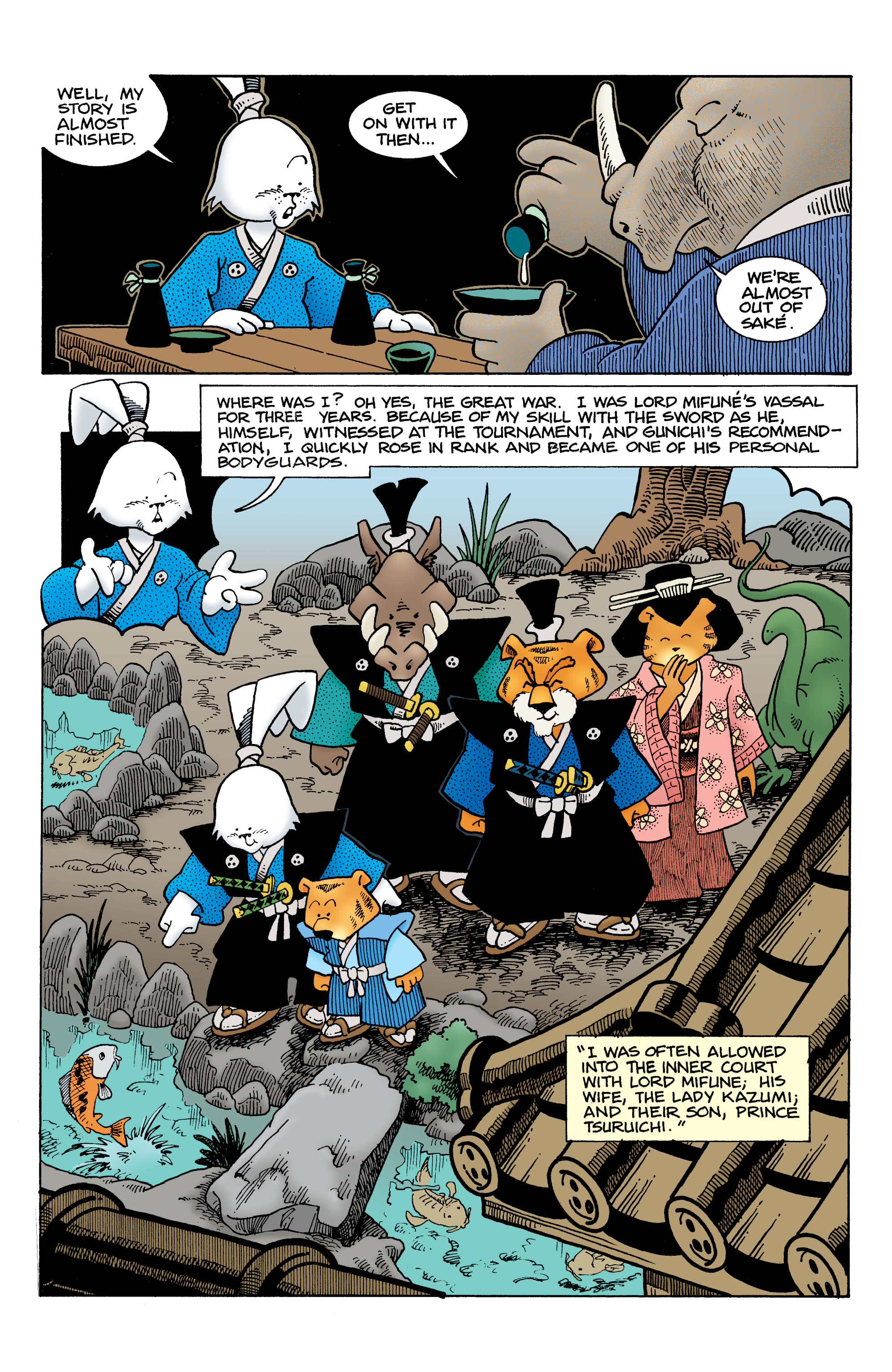 Read online Usagi Yojimbo Color Classics comic -  Issue #4 - 13