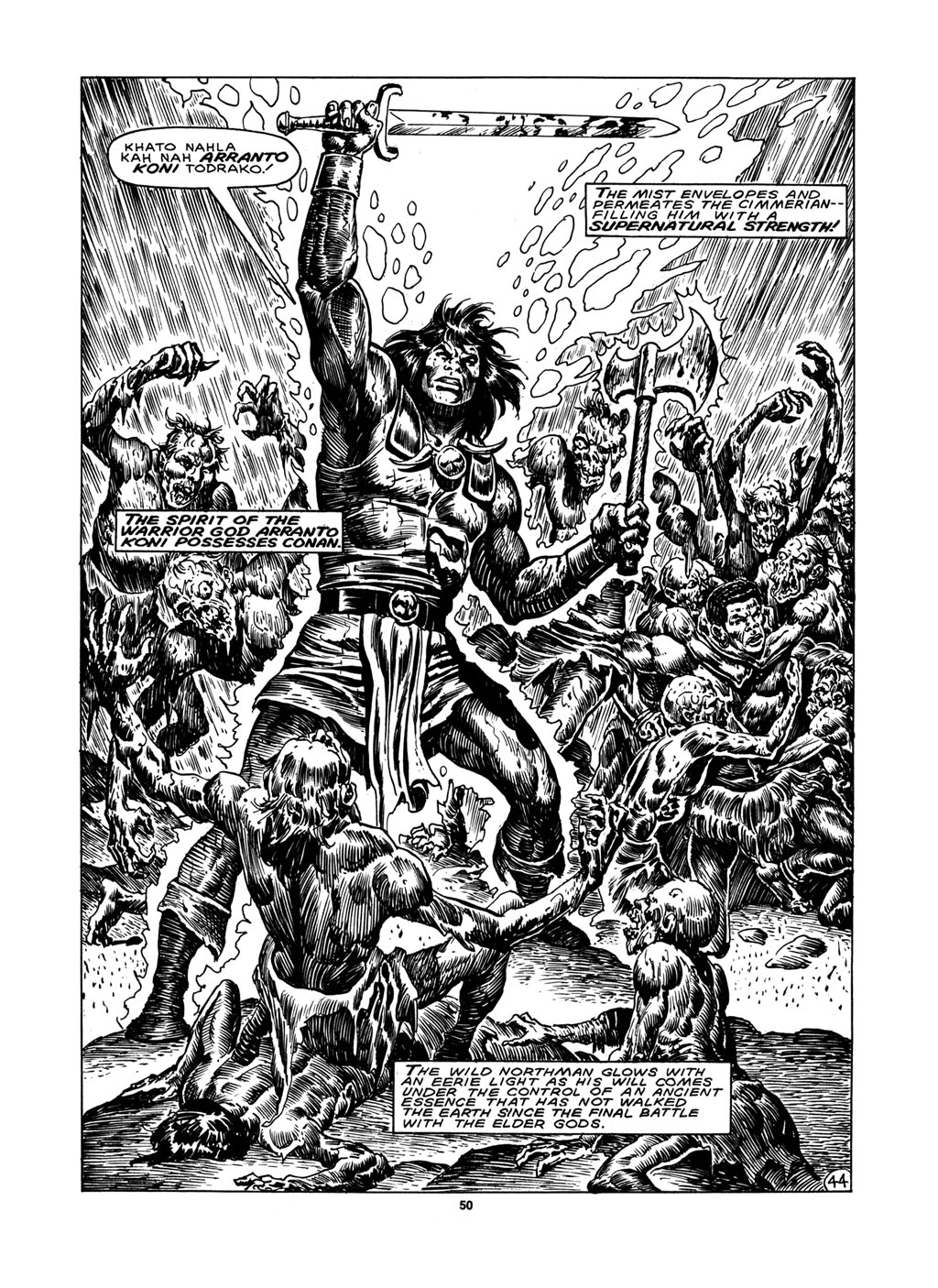 Read online The Savage Sword Of Conan comic -  Issue #150 - 44
