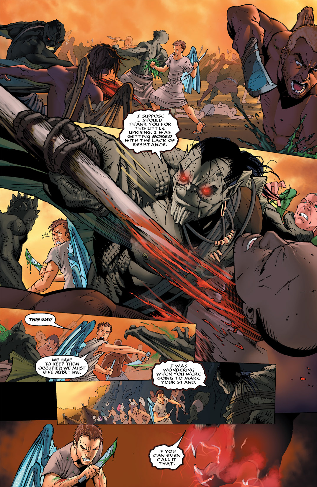 Read online Michael Turner's Soulfire: Chaos Reign comic -  Issue #3 - 8