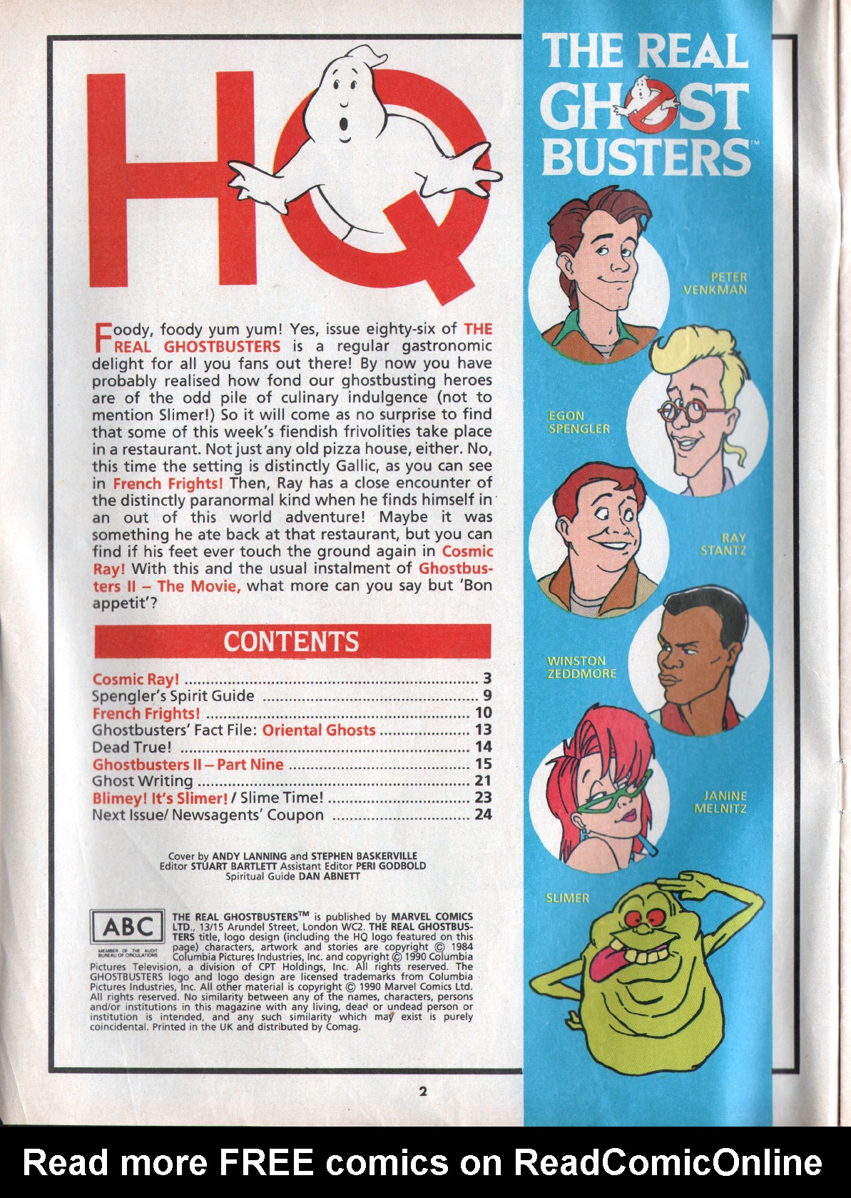 Read online The Real Ghostbusters comic -  Issue #86 - 2