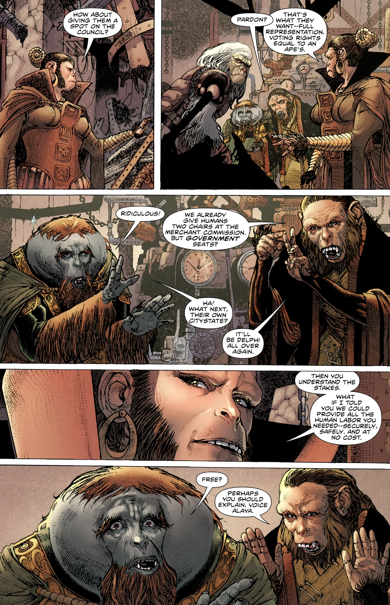 Read online Planet of the Apes (2011) comic -  Issue #5 - 15
