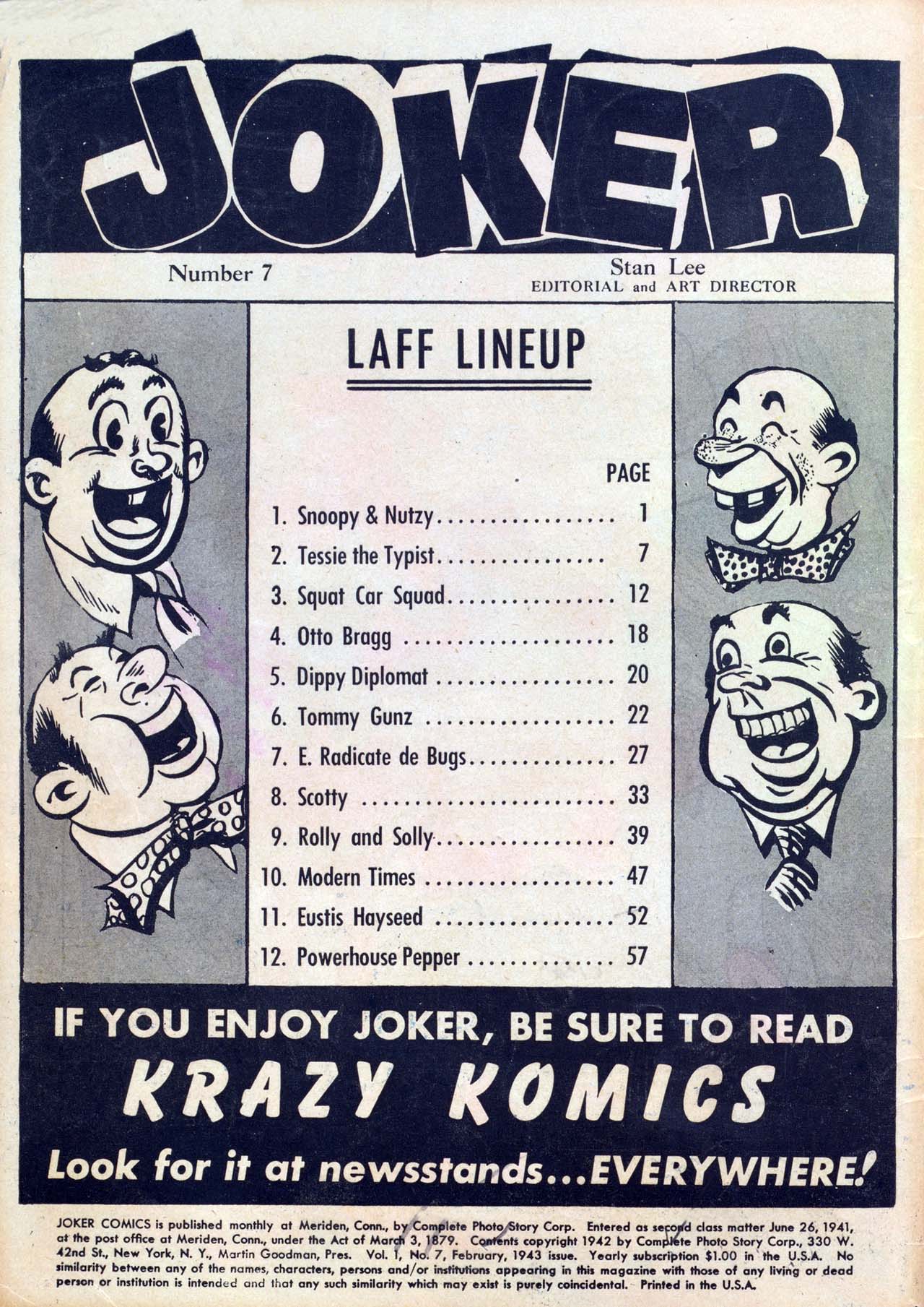 Read online Joker Comics comic -  Issue #7 - 2