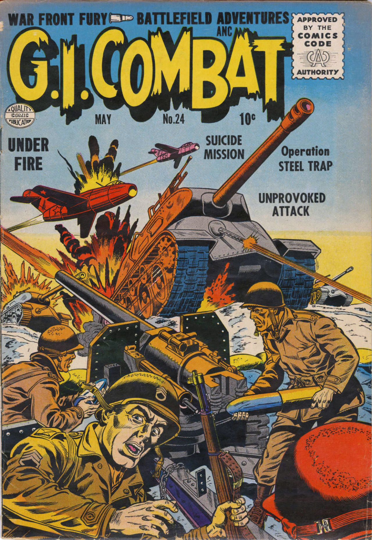 Read online G.I. Combat (1952) comic -  Issue #24 - 2