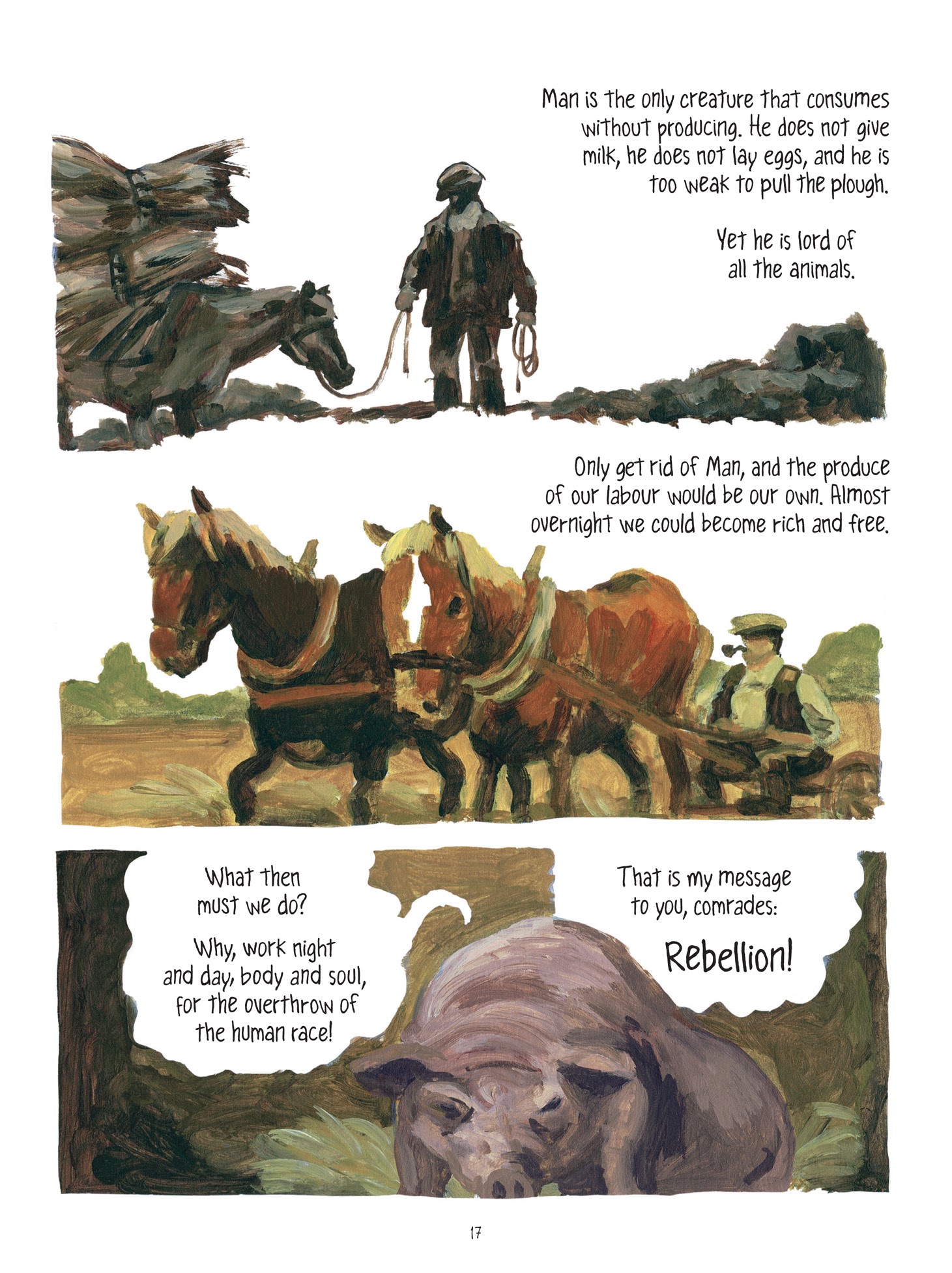 Read online Animal Farm: The Graphic Novel comic -  Issue # TPB (Part 1) - 16