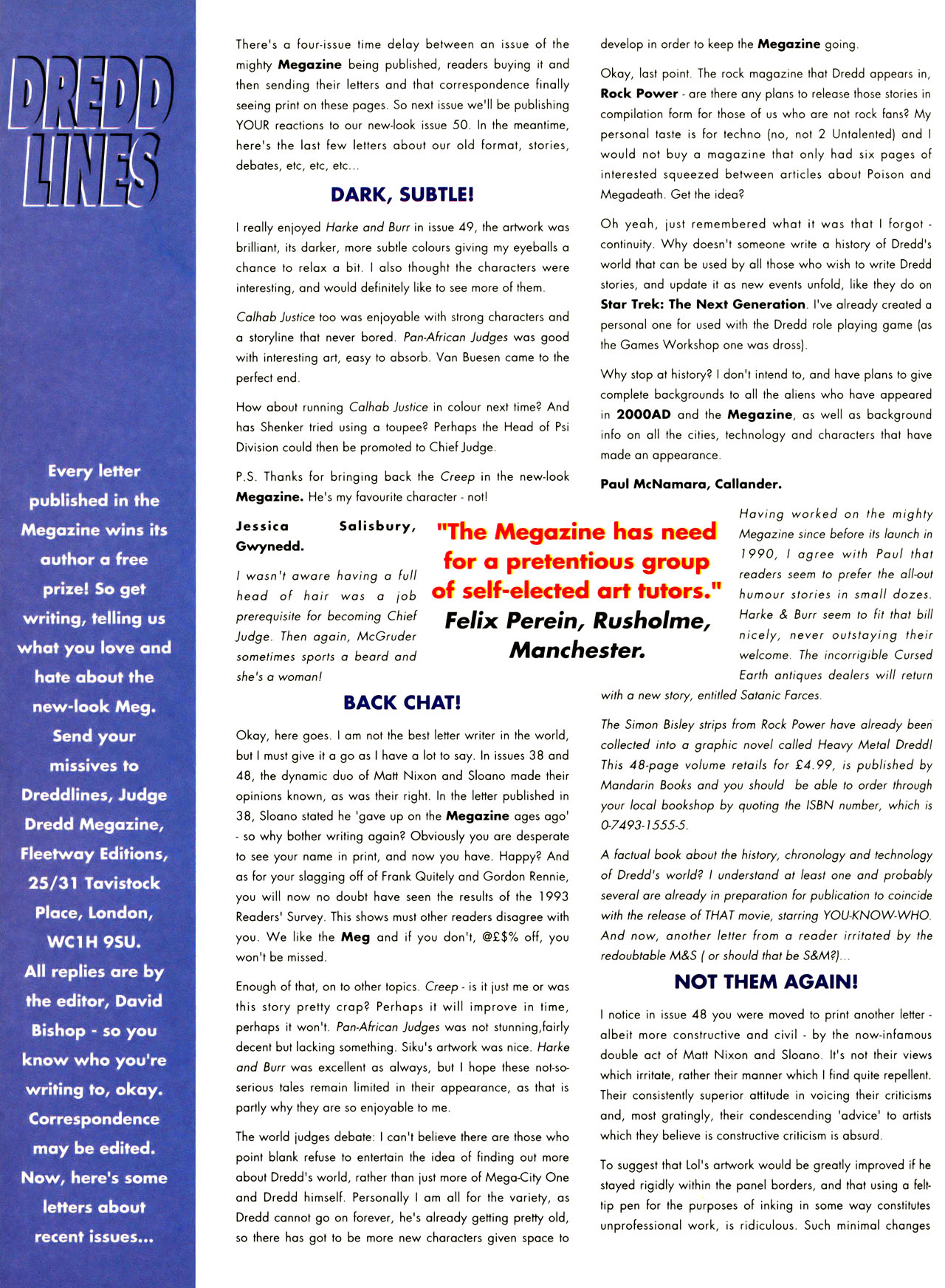 Read online Judge Dredd: The Megazine (vol. 2) comic -  Issue #53 - 40