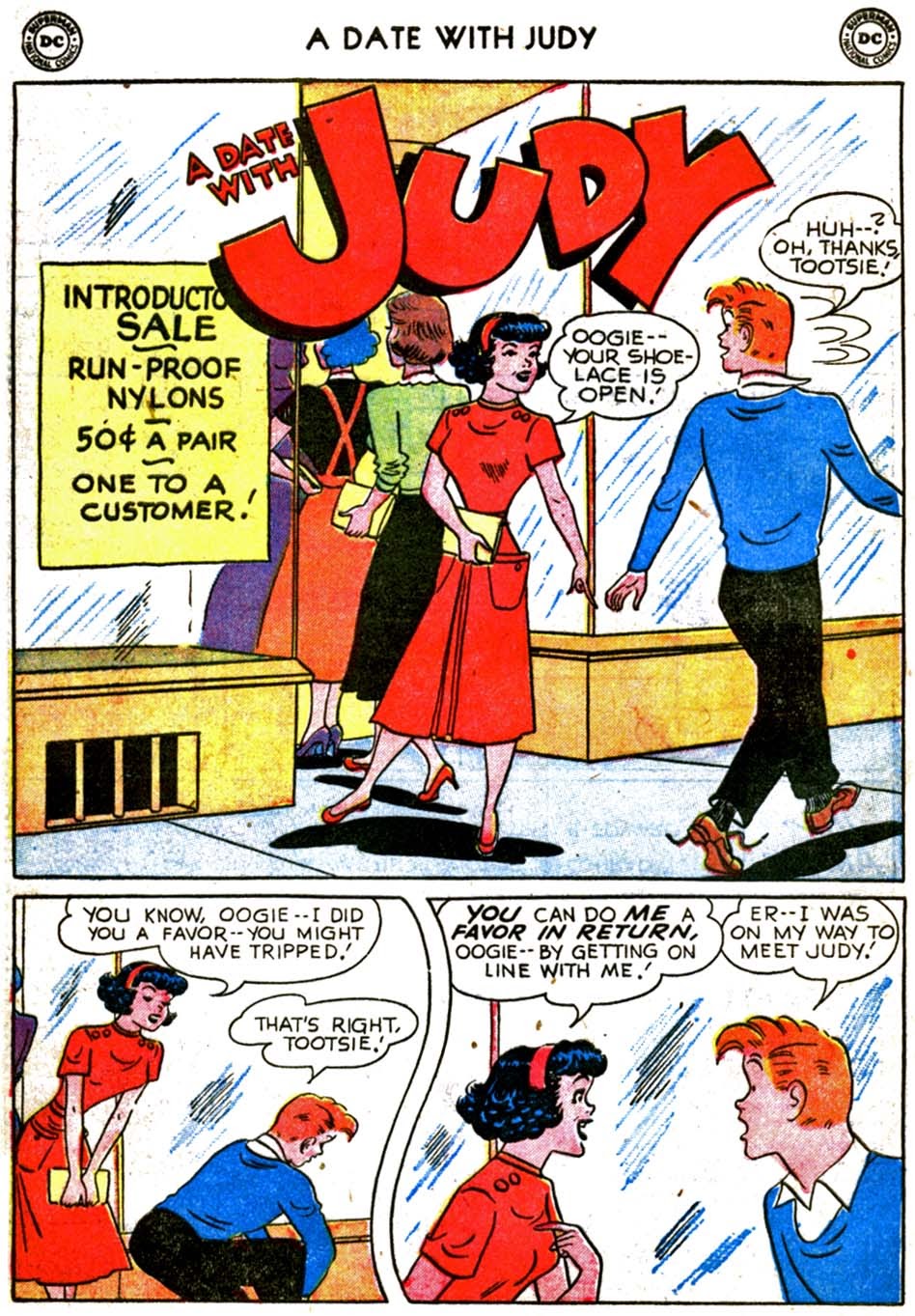 Read online A Date with Judy comic -  Issue #32 - 36