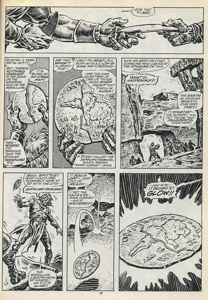 The Savage Sword Of Conan issue 196 - Page 37