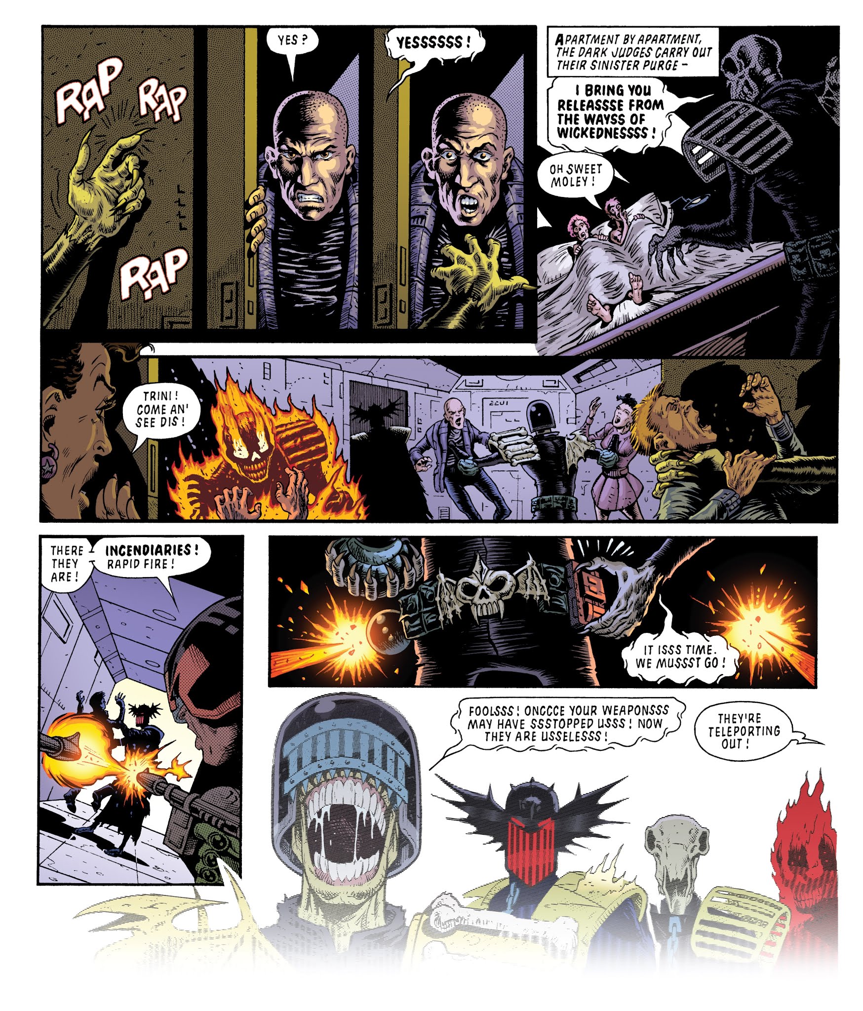Read online Judge Dredd Classics: The Dark Judges comic -  Issue # TPB - 80