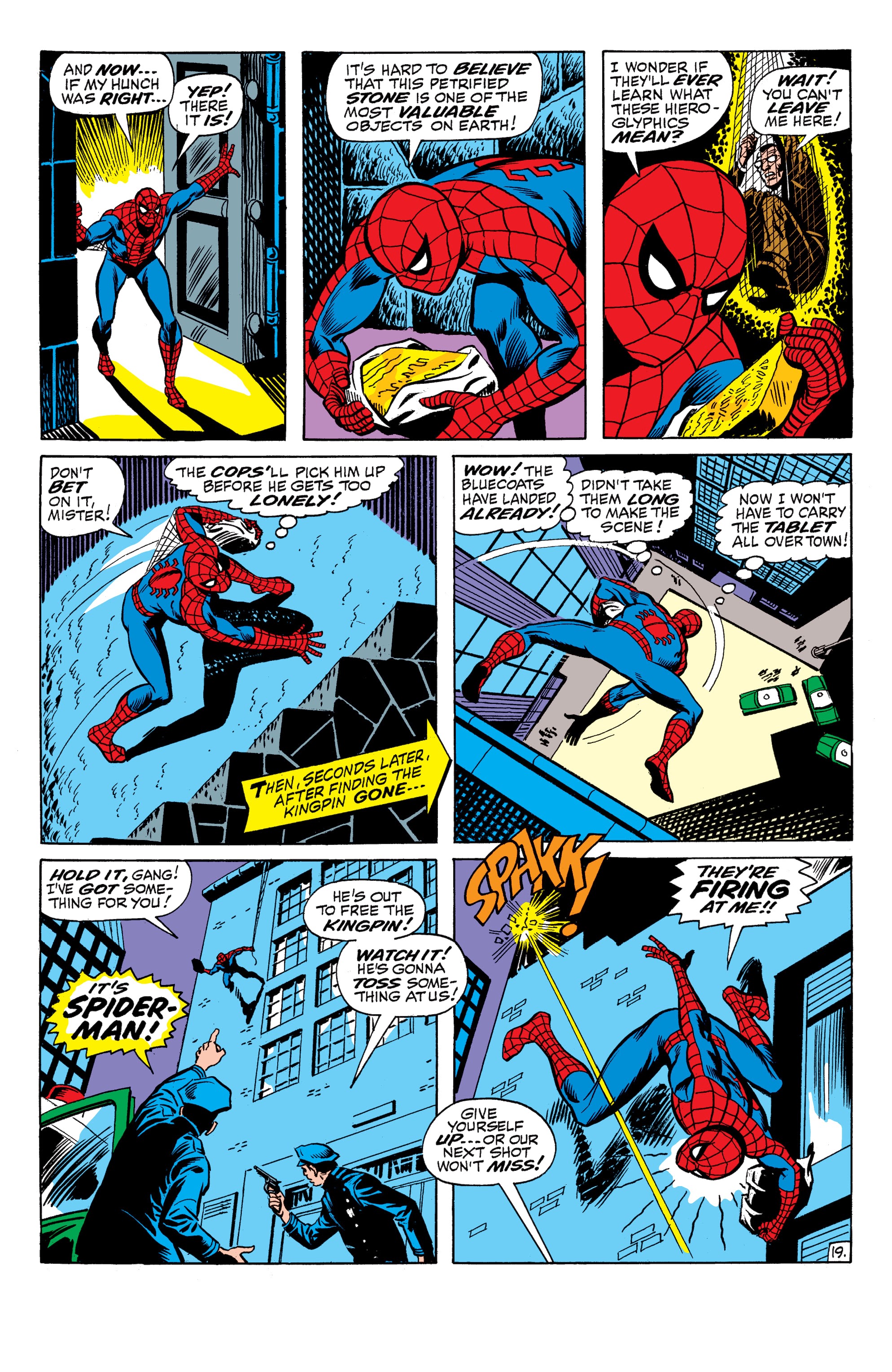 Read online Amazing Spider-Man Epic Collection comic -  Issue # The Secret of the Petrified Tablet (Part 1) - 94