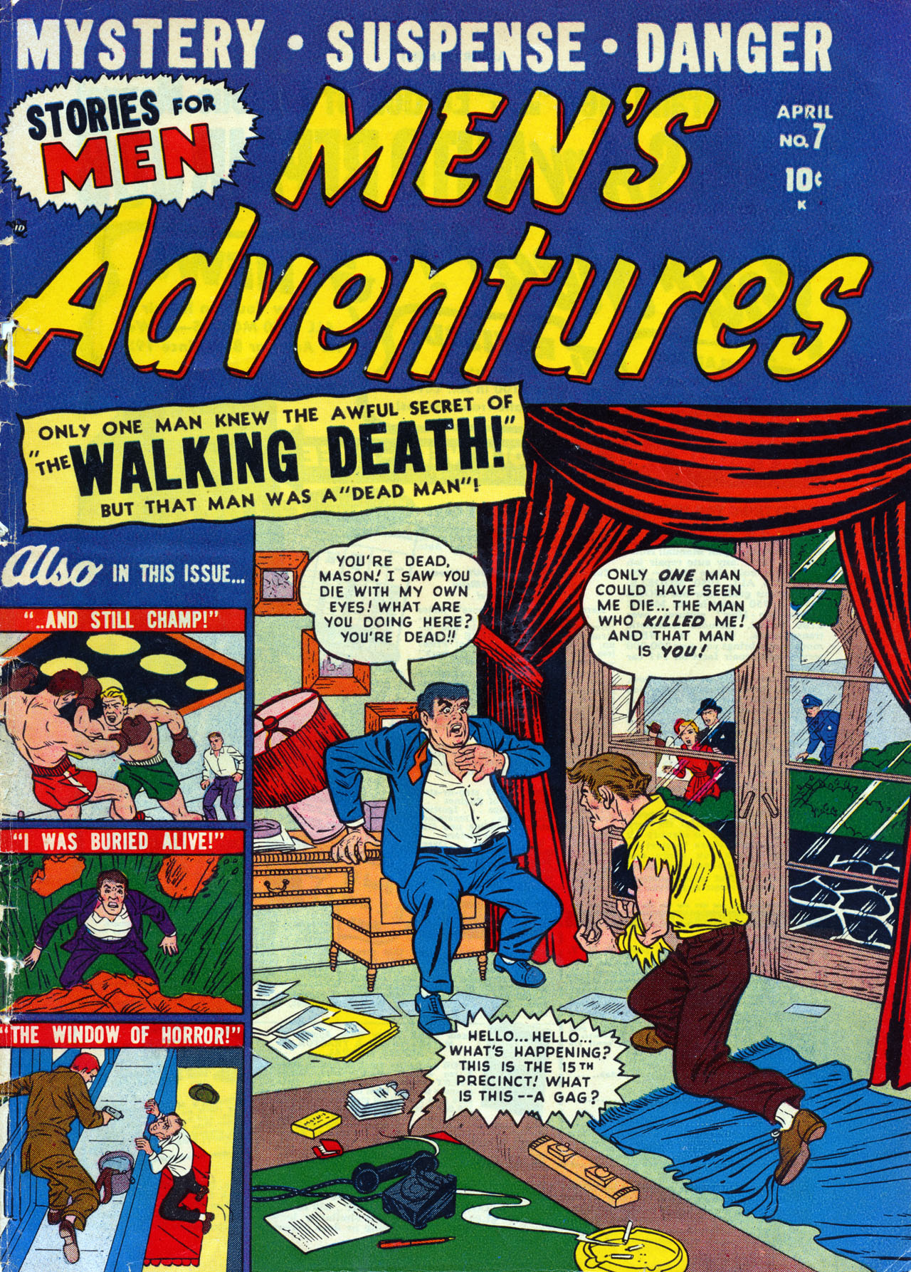 Read online Men's Adventures comic -  Issue #7 - 1