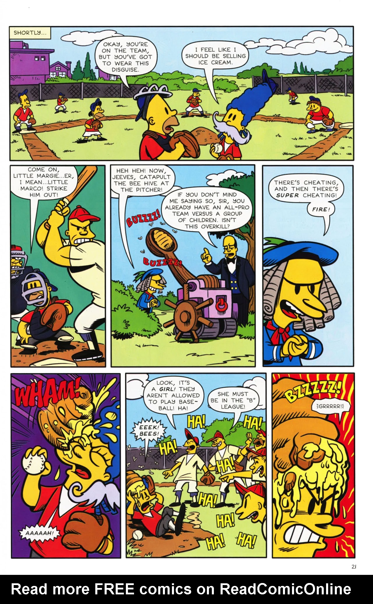 Read online Bongo Comics presents Comic Book Guy: The Comic Book comic -  Issue #3 - 17