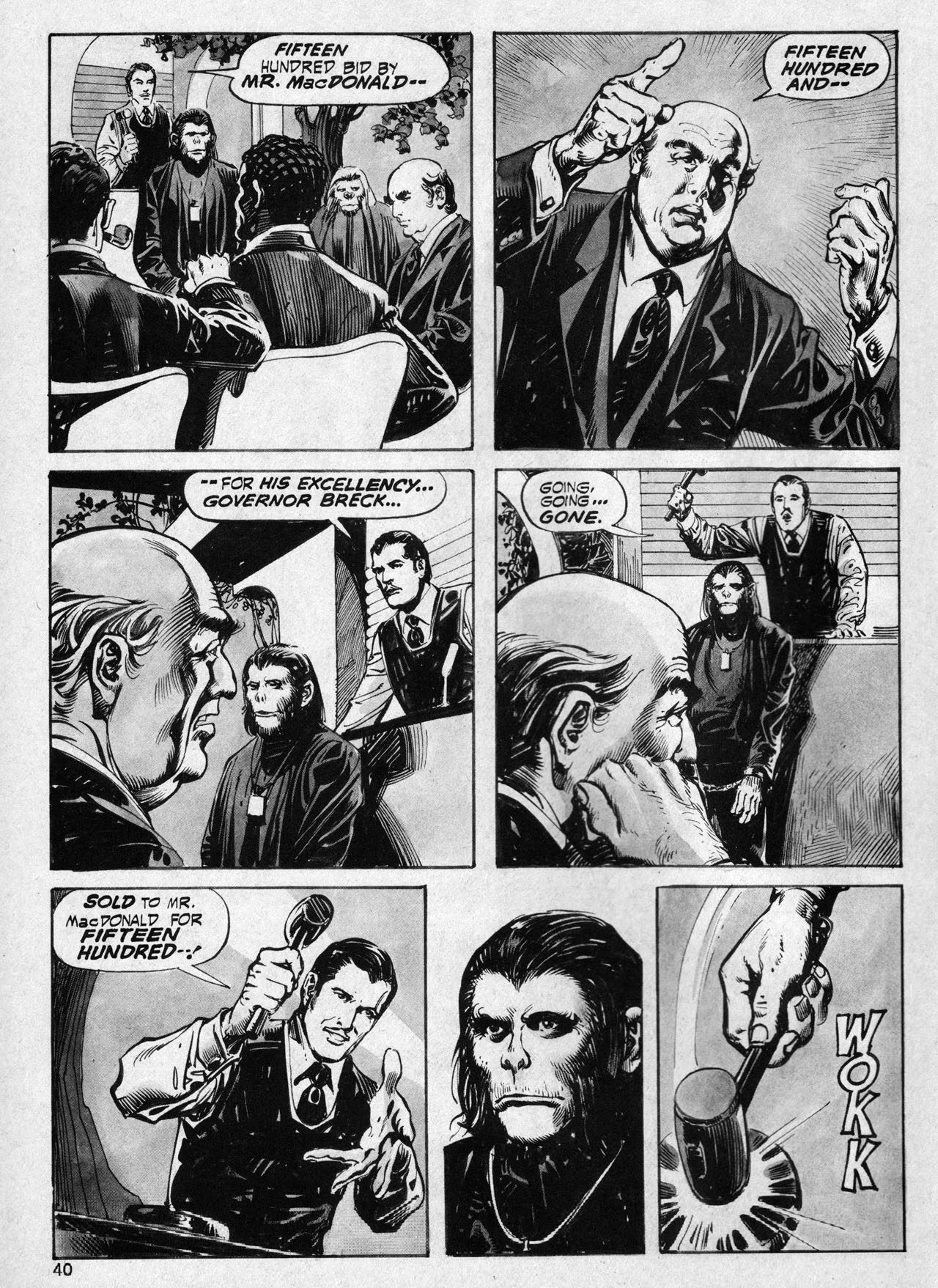 Read online Planet of the Apes comic -  Issue #18 - 39