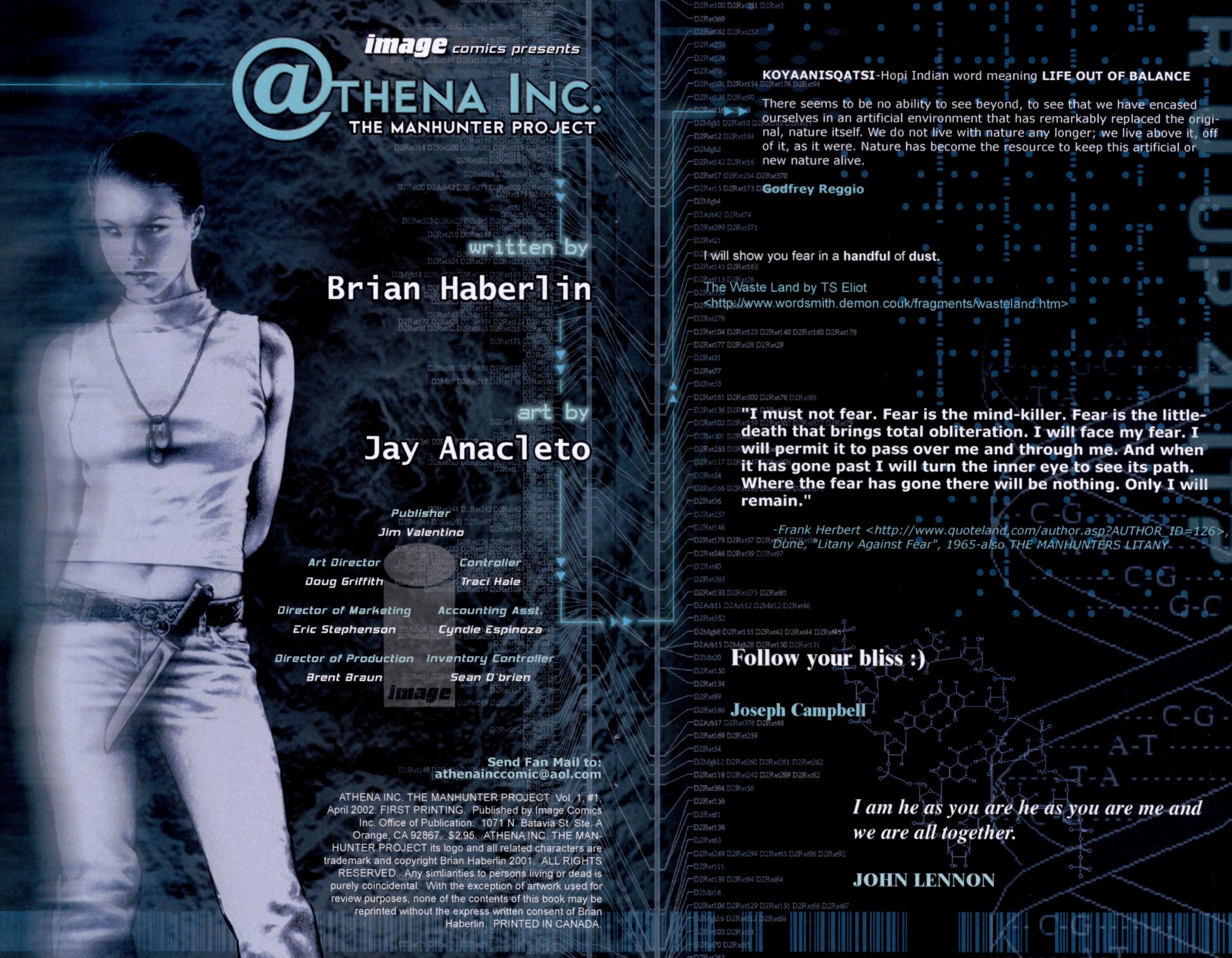 Read online Athena Inc. The Manhunter Project comic -  Issue #1 - 3