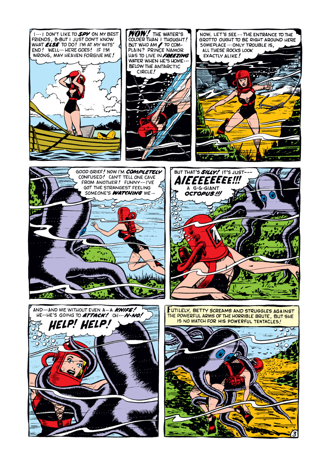 Read online Sub-Mariner Comics comic -  Issue #34 - 10
