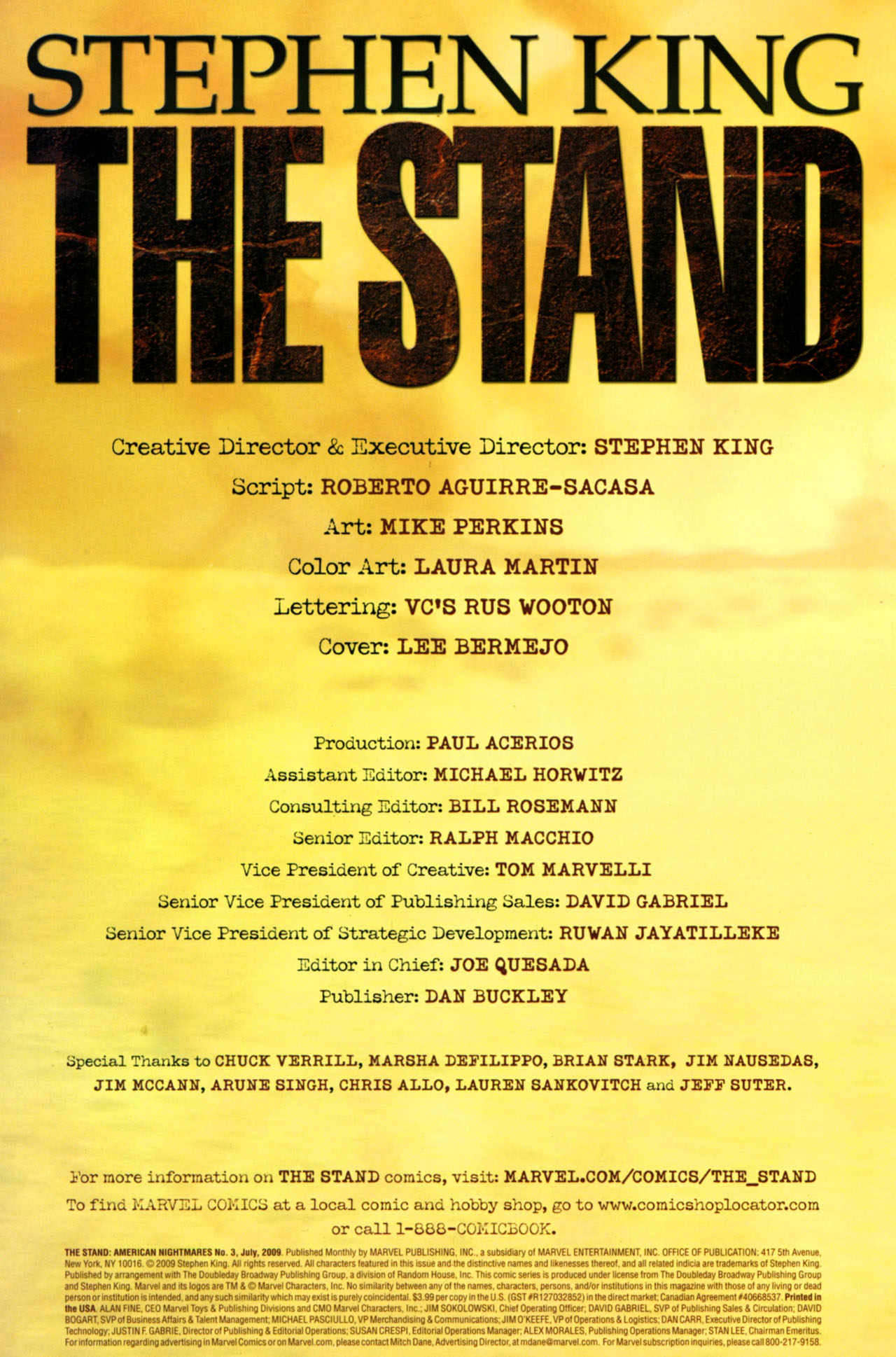 Read online The Stand: American Nightmares comic -  Issue #3 - 3