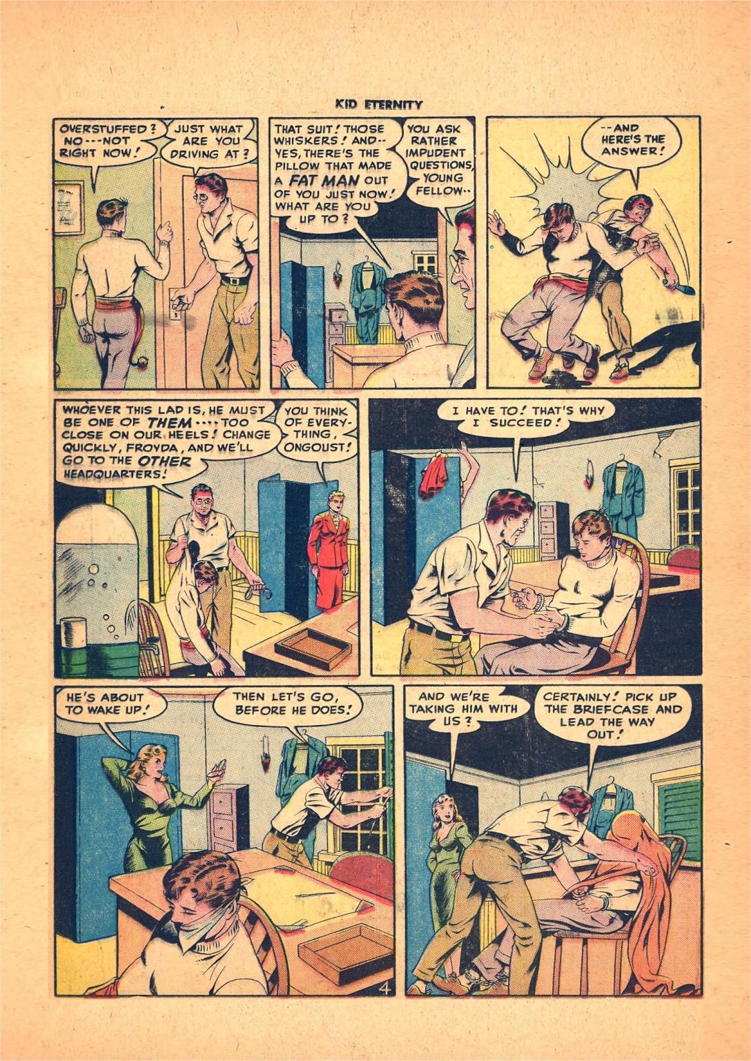 Read online Kid Eternity (1946) comic -  Issue #7 - 18