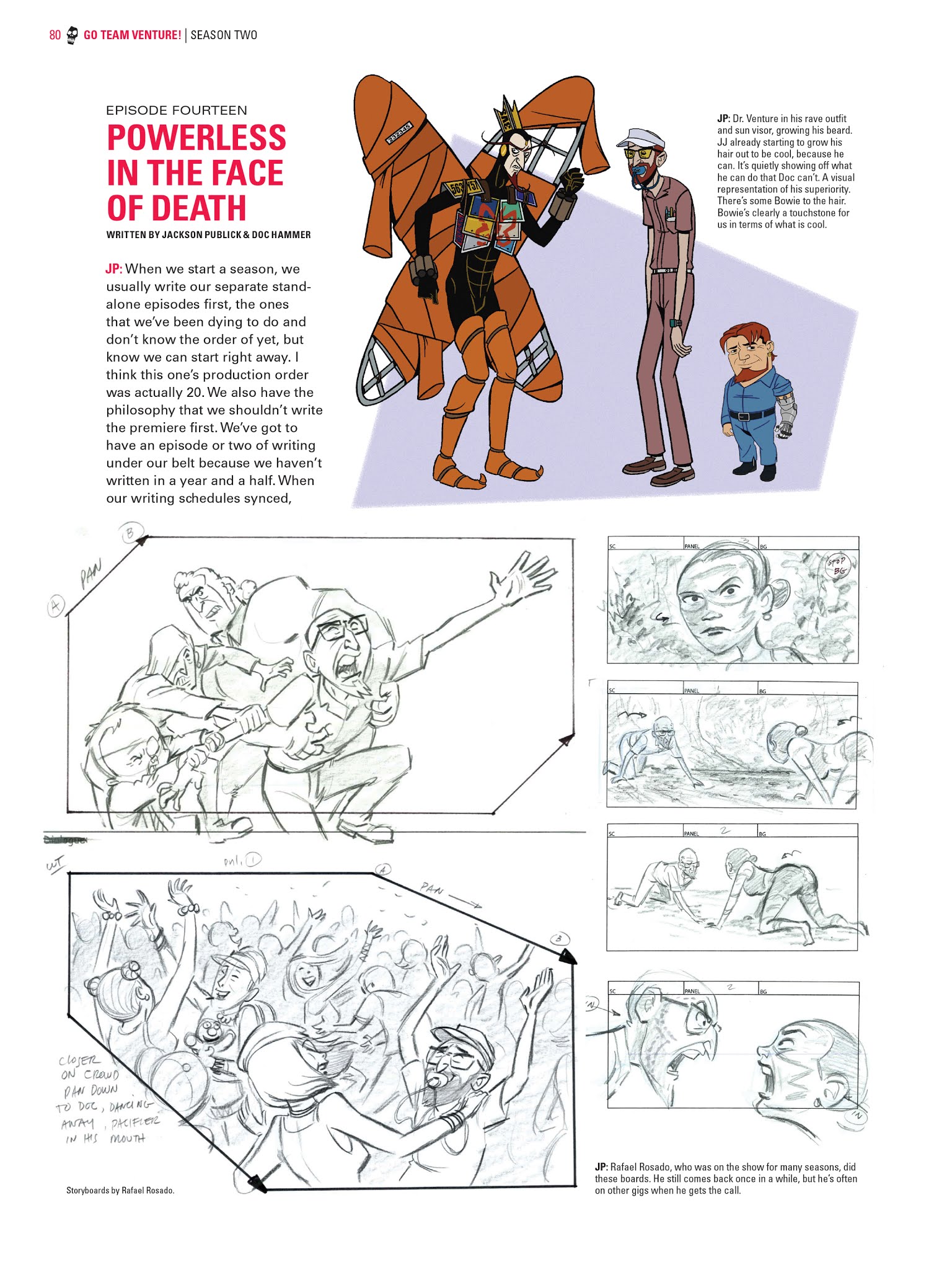 Read online Go Team Venture!: The Art and Making of The Venture Bros. comic -  Issue # TPB (Part 1) - 80