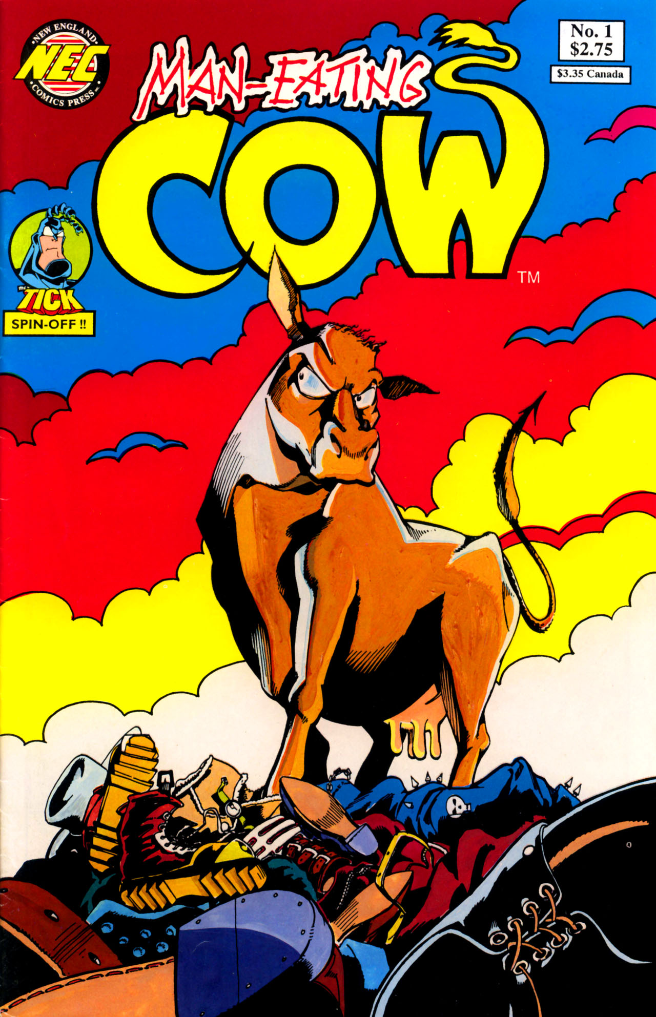 Read online Man-Eating Cow comic -  Issue #1 - 1