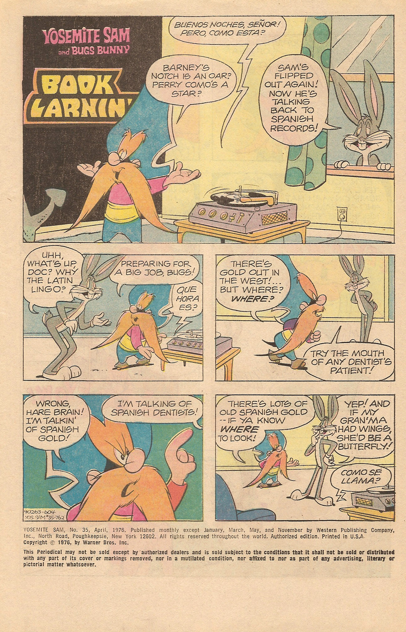 Read online Yosemite Sam and Bugs Bunny comic -  Issue #35 - 3