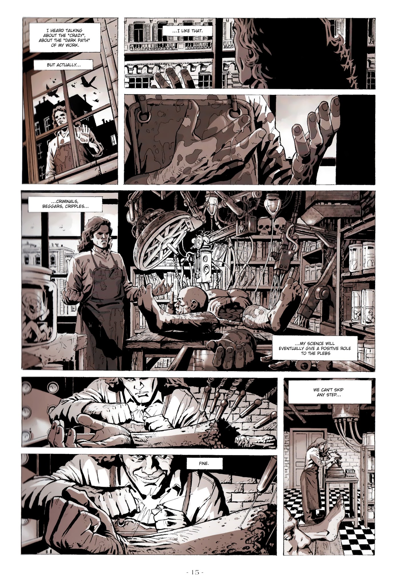 Read online Mister Hyde contre Frankenstein comic -  Issue #2 - 16