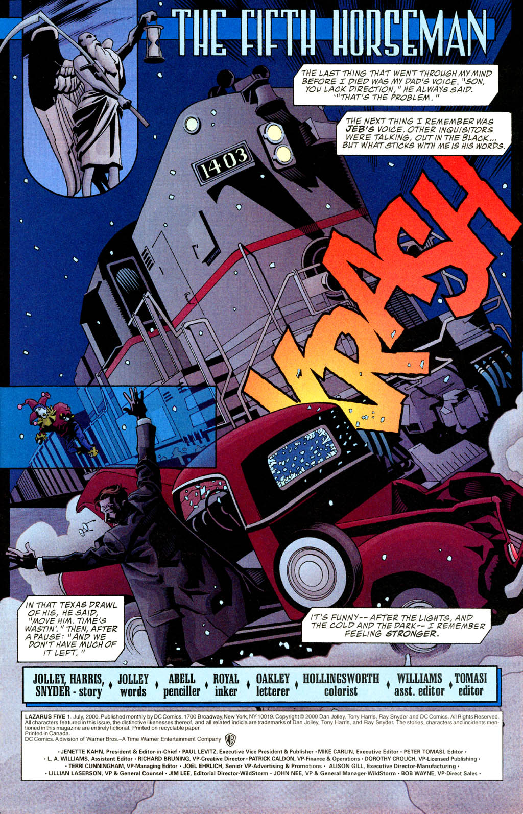 Read online Lazarus Five comic -  Issue #1 - 2