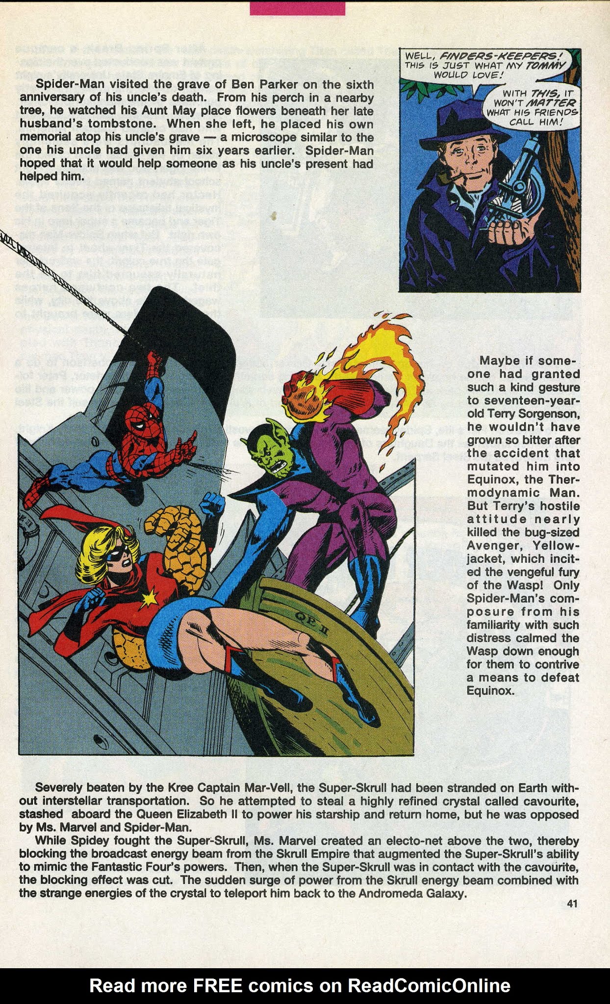 Read online Spider-Man Saga (1991) comic -  Issue #2 - 43