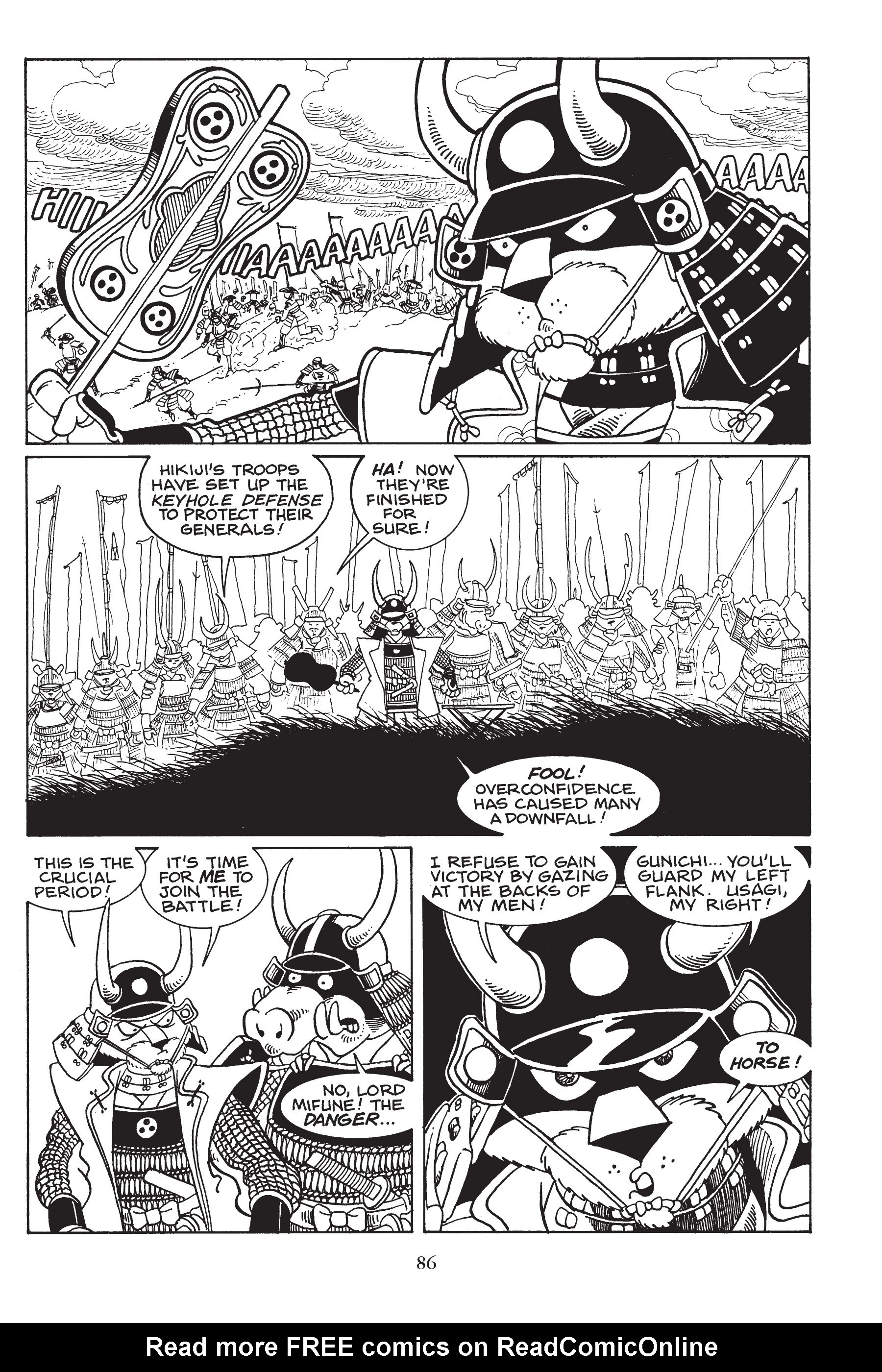 Read online Usagi Yojimbo (1987) comic -  Issue # _TPB 2 - 88