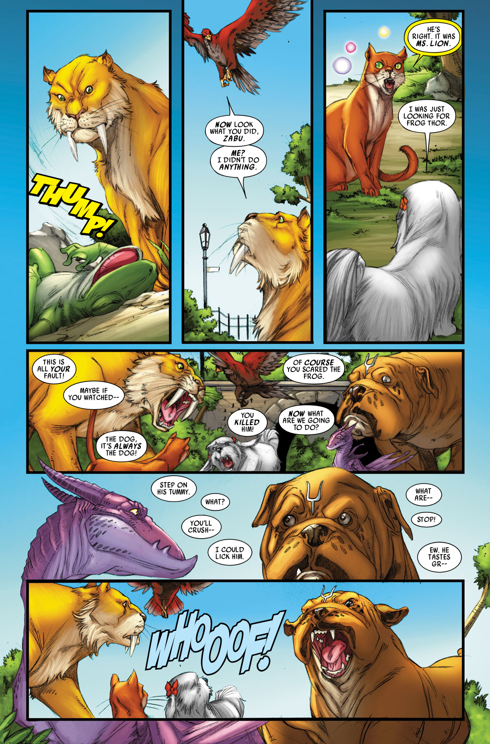 Read online Lockjaw And The Pet Avengers Unleashed comic -  Issue #1 - 16